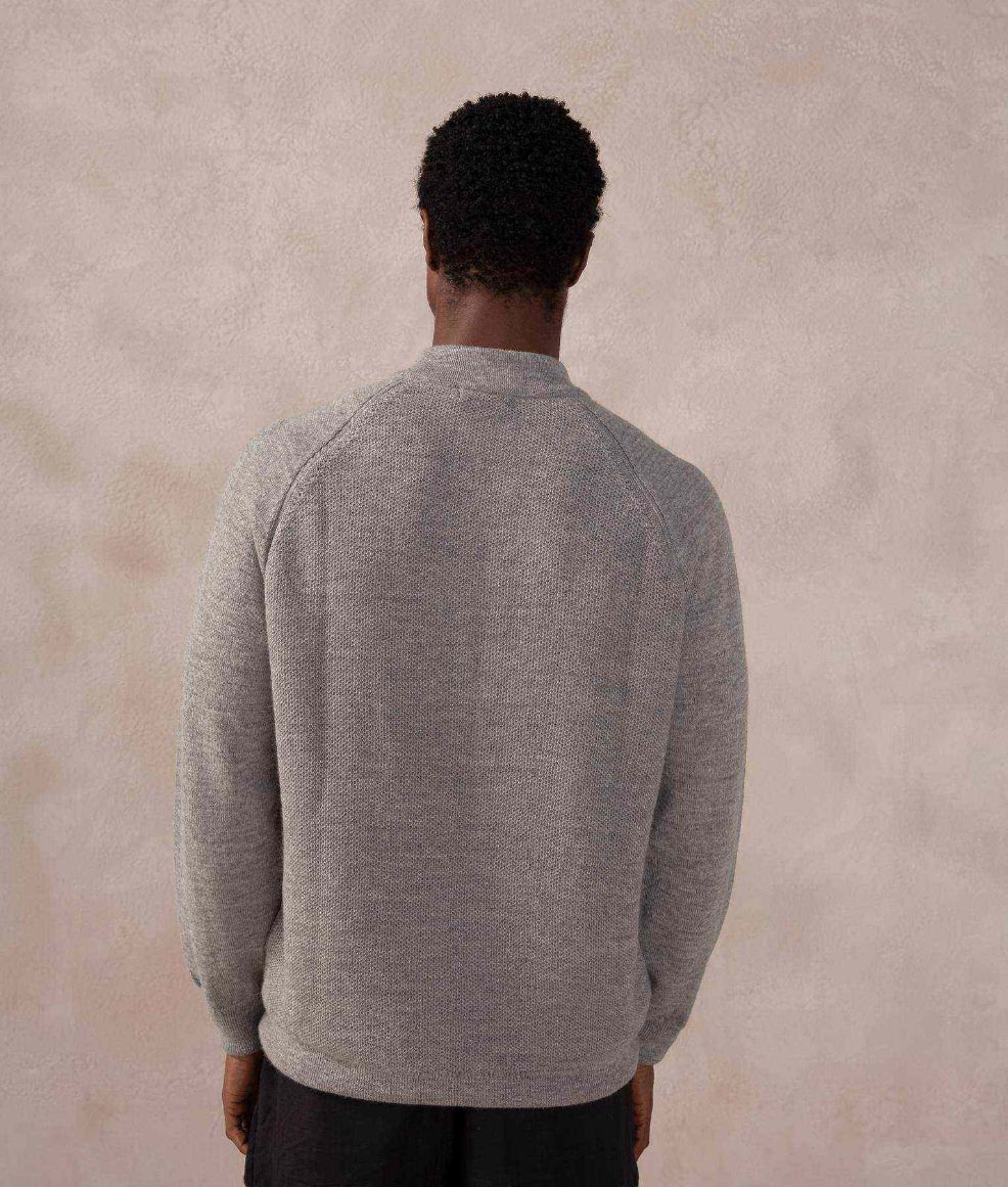 Chompa Panal Cuello Mock