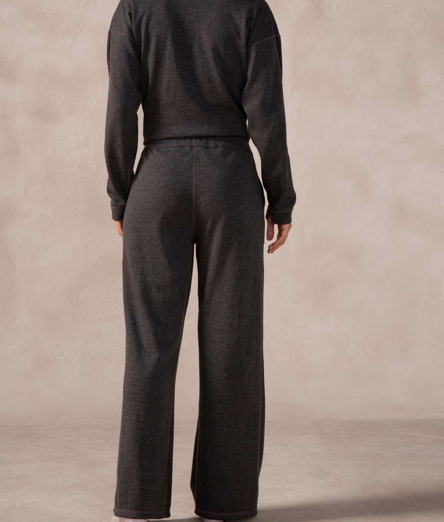 Pantalon Basico Estrecho - Oliva Noche Y Gris Castlerock