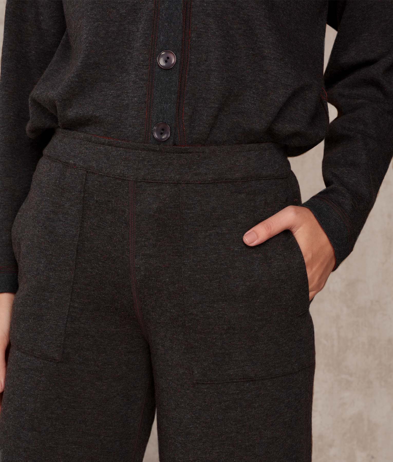 Pantalon Basico Estrecho - Pure De Calabaza Y Fantasma
