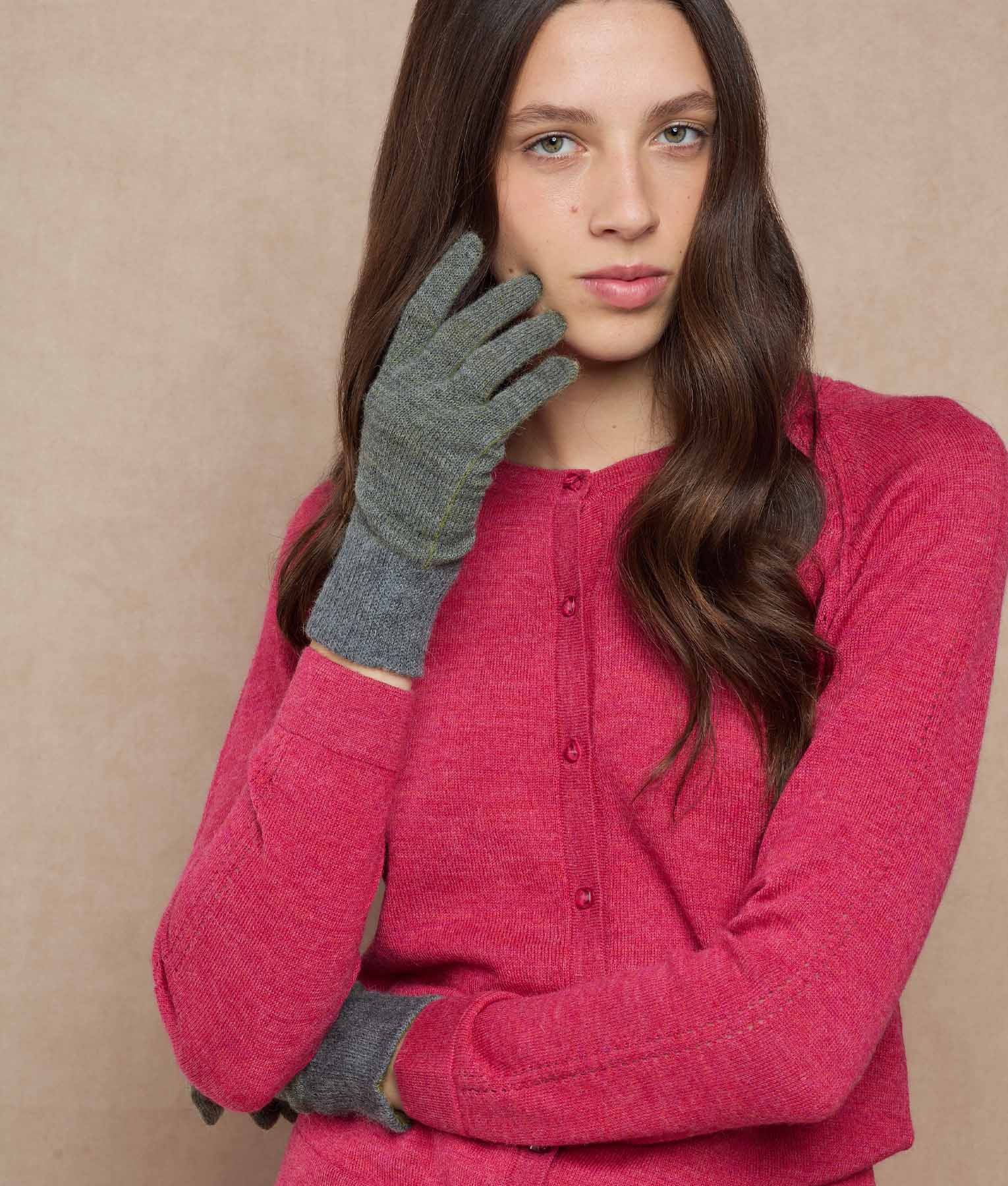 Guantes Mujer Basicos Reversibles