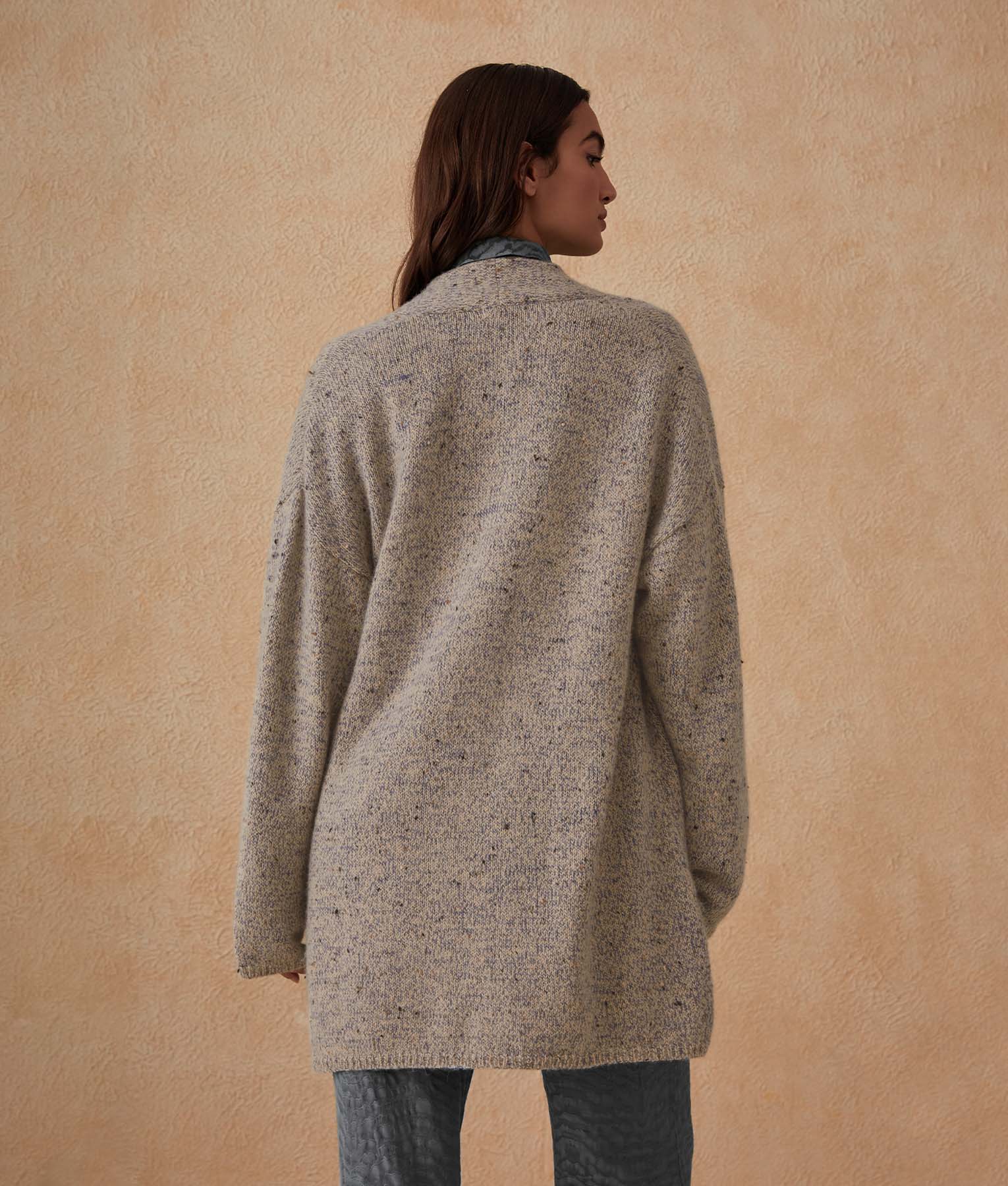 Cárdigan Kimono con Bolsillos