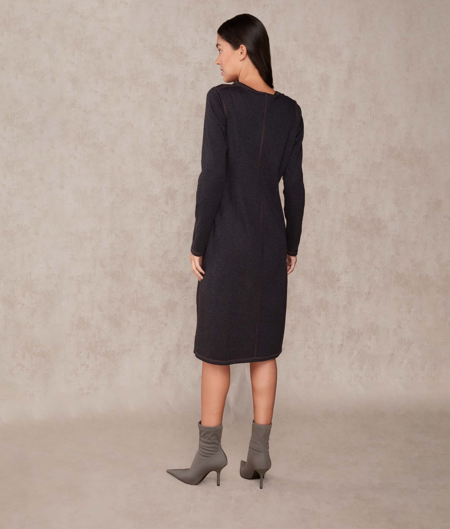 Vestido Reversible Clasico - Fantasma Y Aji Rojo