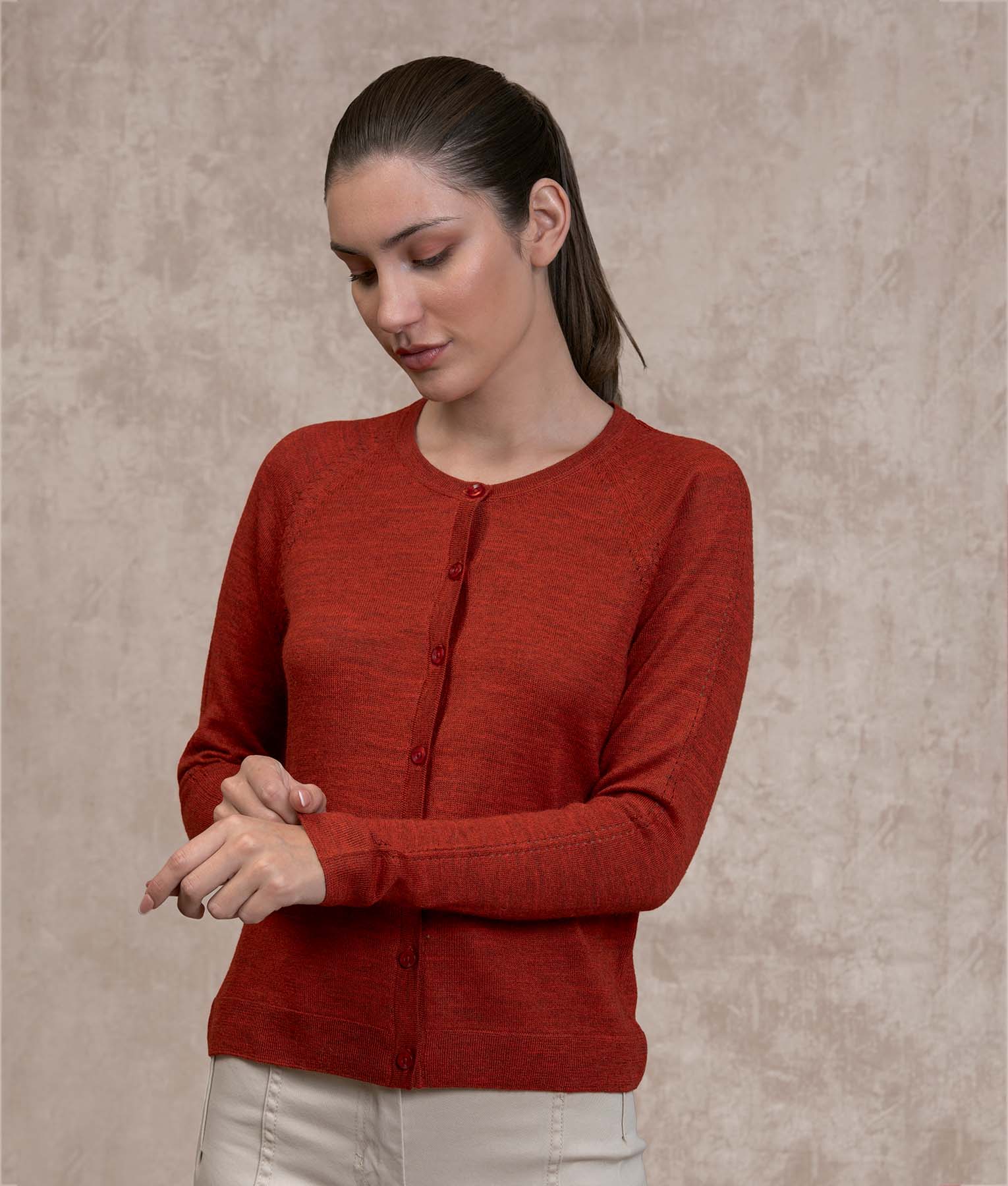 Cárdigan Básico Raglan