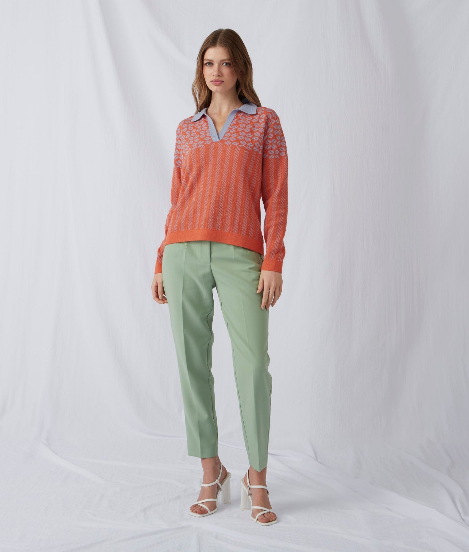 Chompa Flowers & Ribs Polo