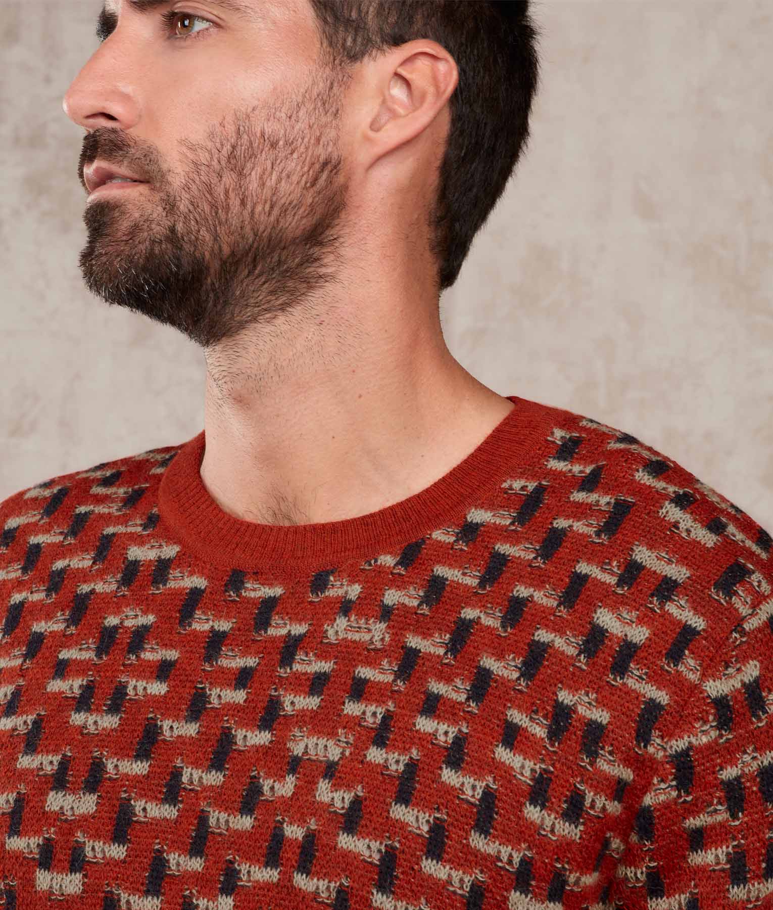 Chompa Jacquard Romboss