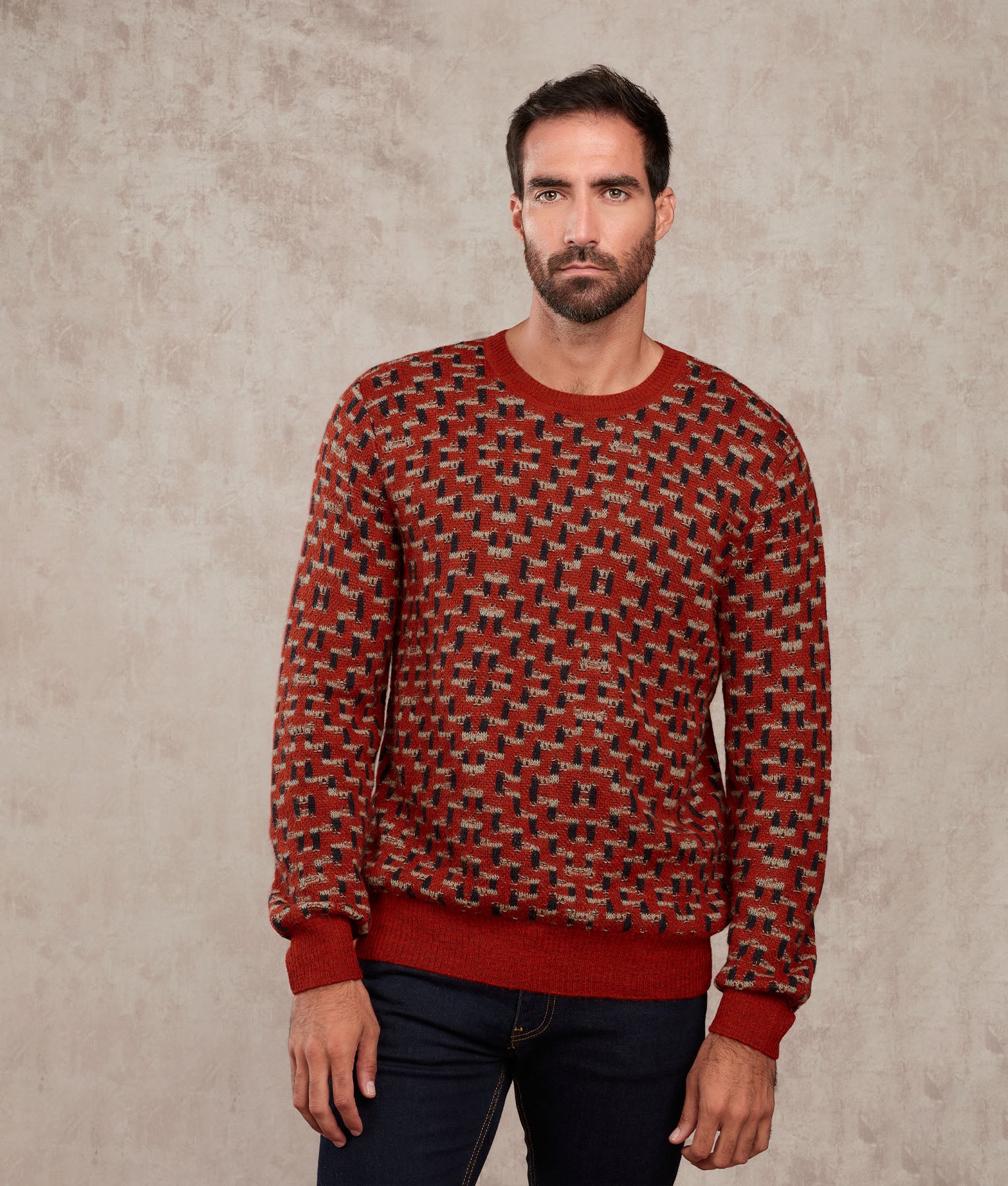 Chompa Jacquard Romboss