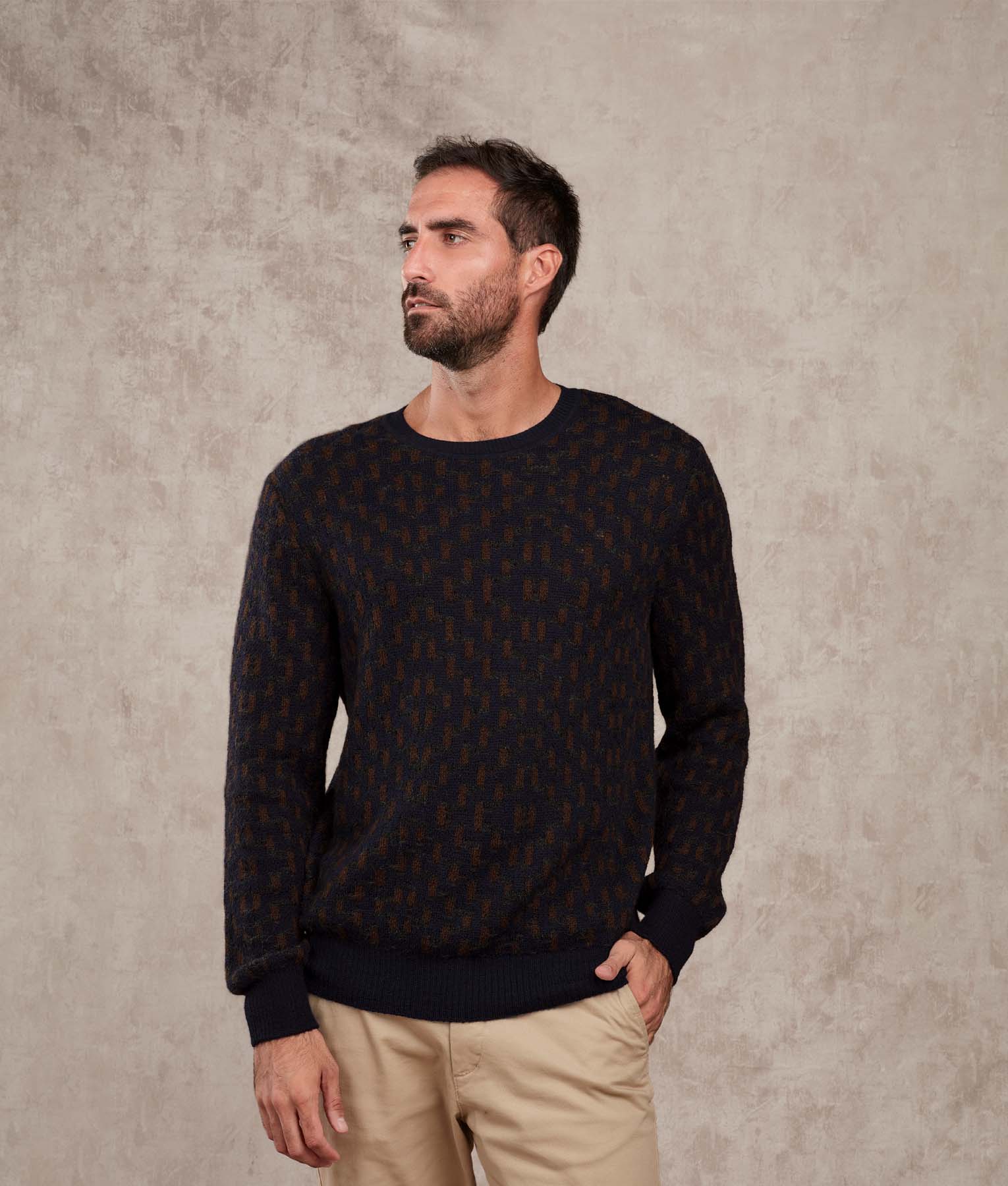 Chompa Jacquard Romboss