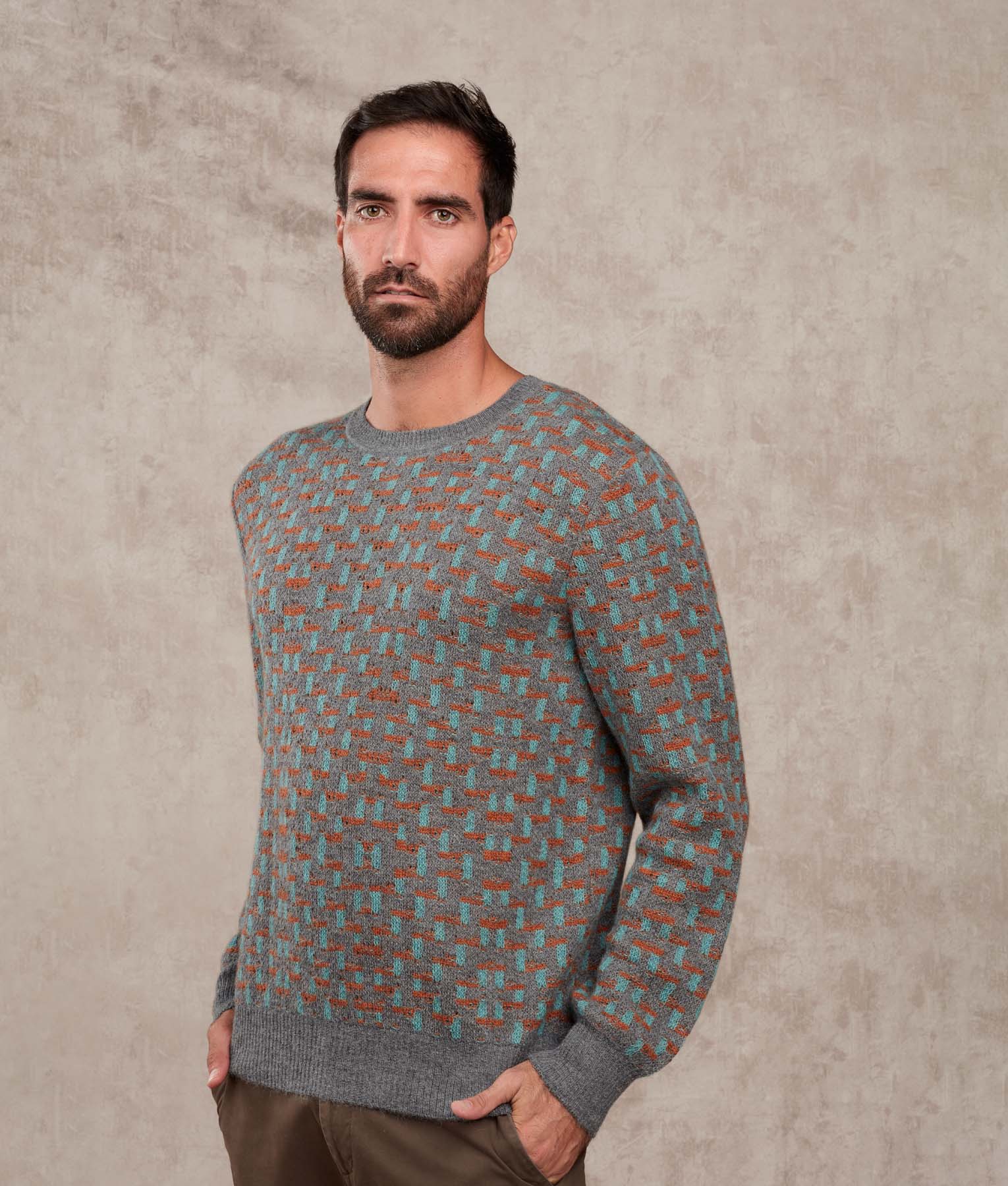 Chompa Jacquard Romboss