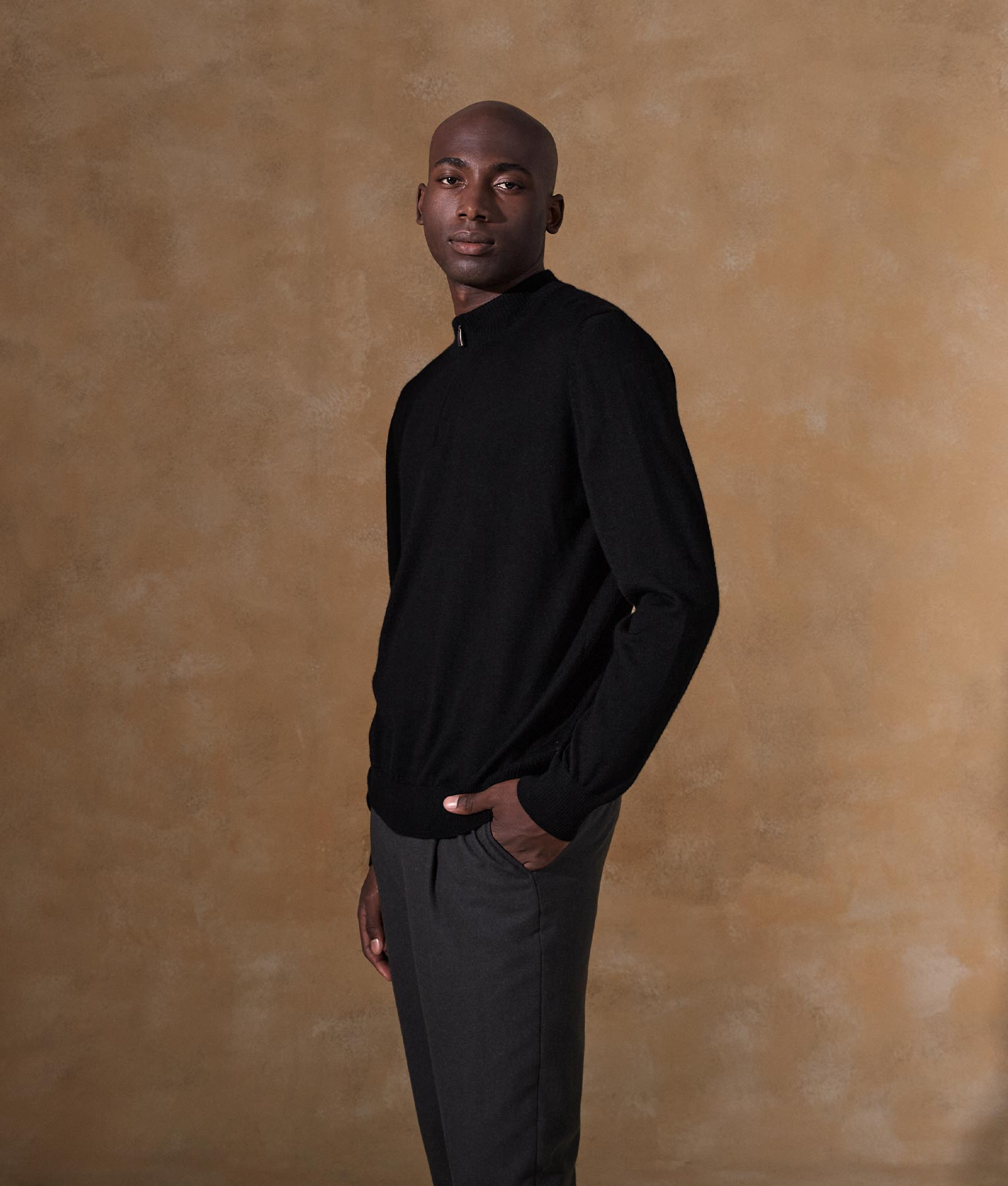 Sueter Cuello Jersey Cuello Alto Hombre H&m Jersey De Cuello