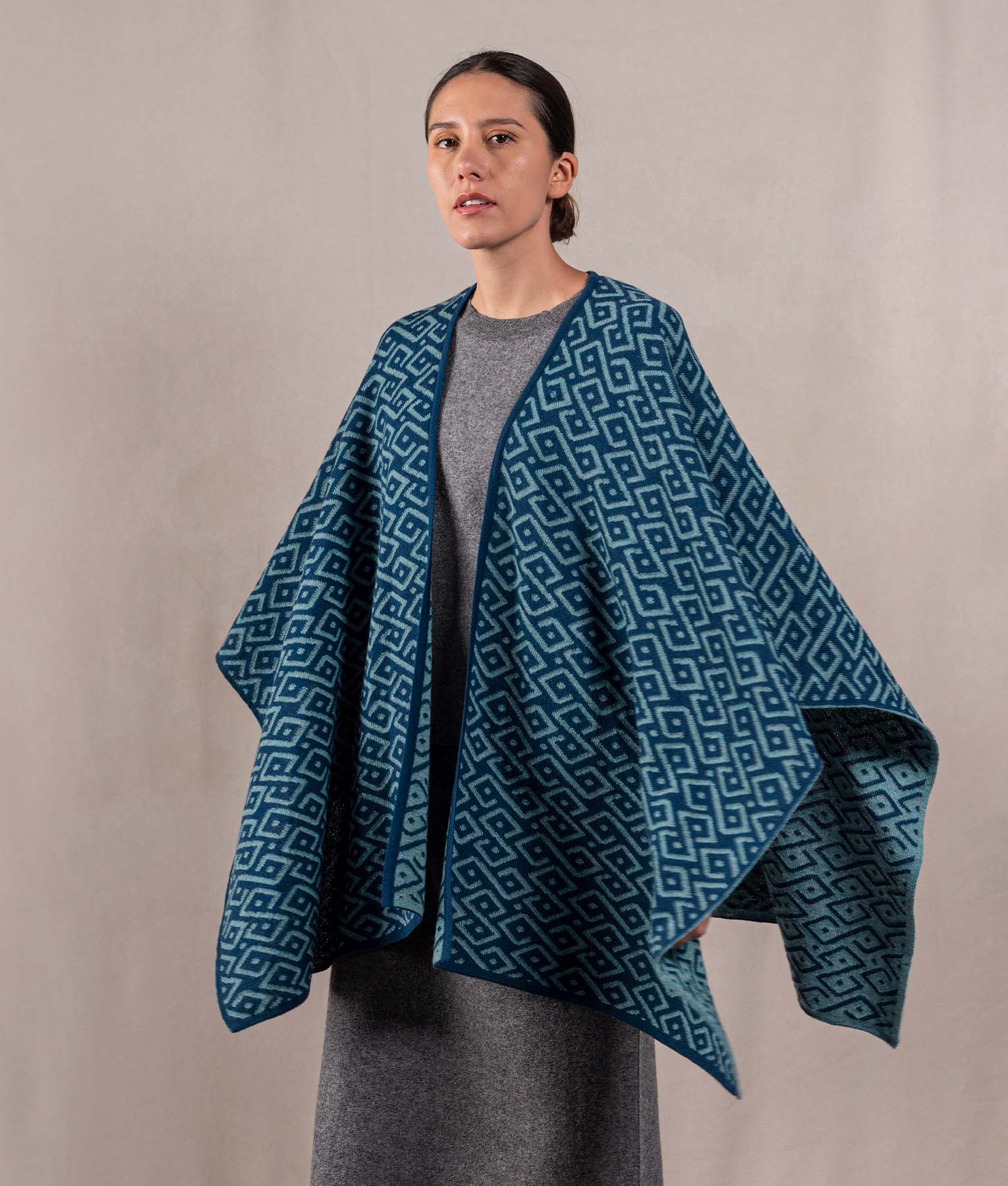 Capa Gala - Azul Celeste Medio Y Azul Petróleo