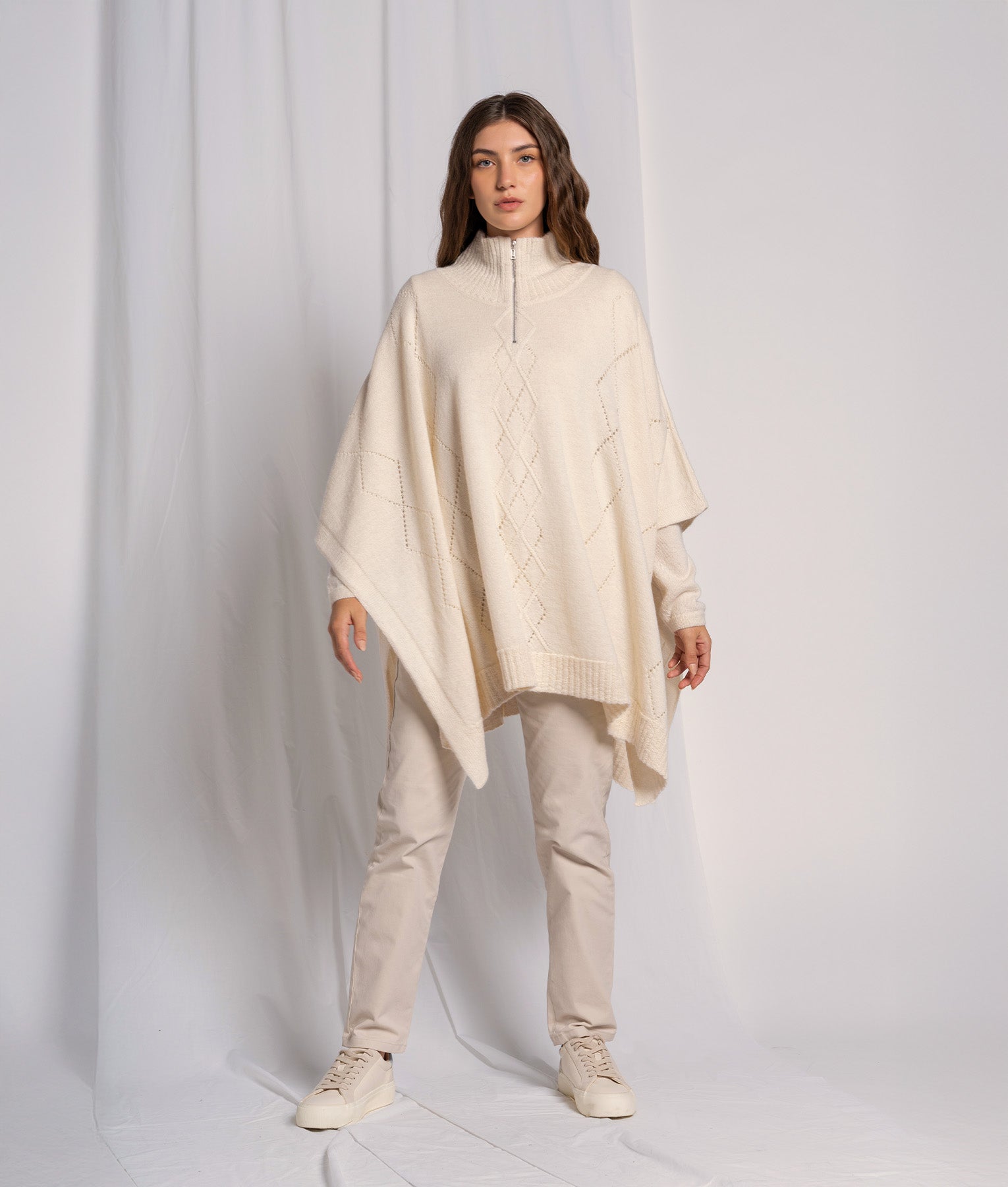 Poncho De Cuello Alto A Medida