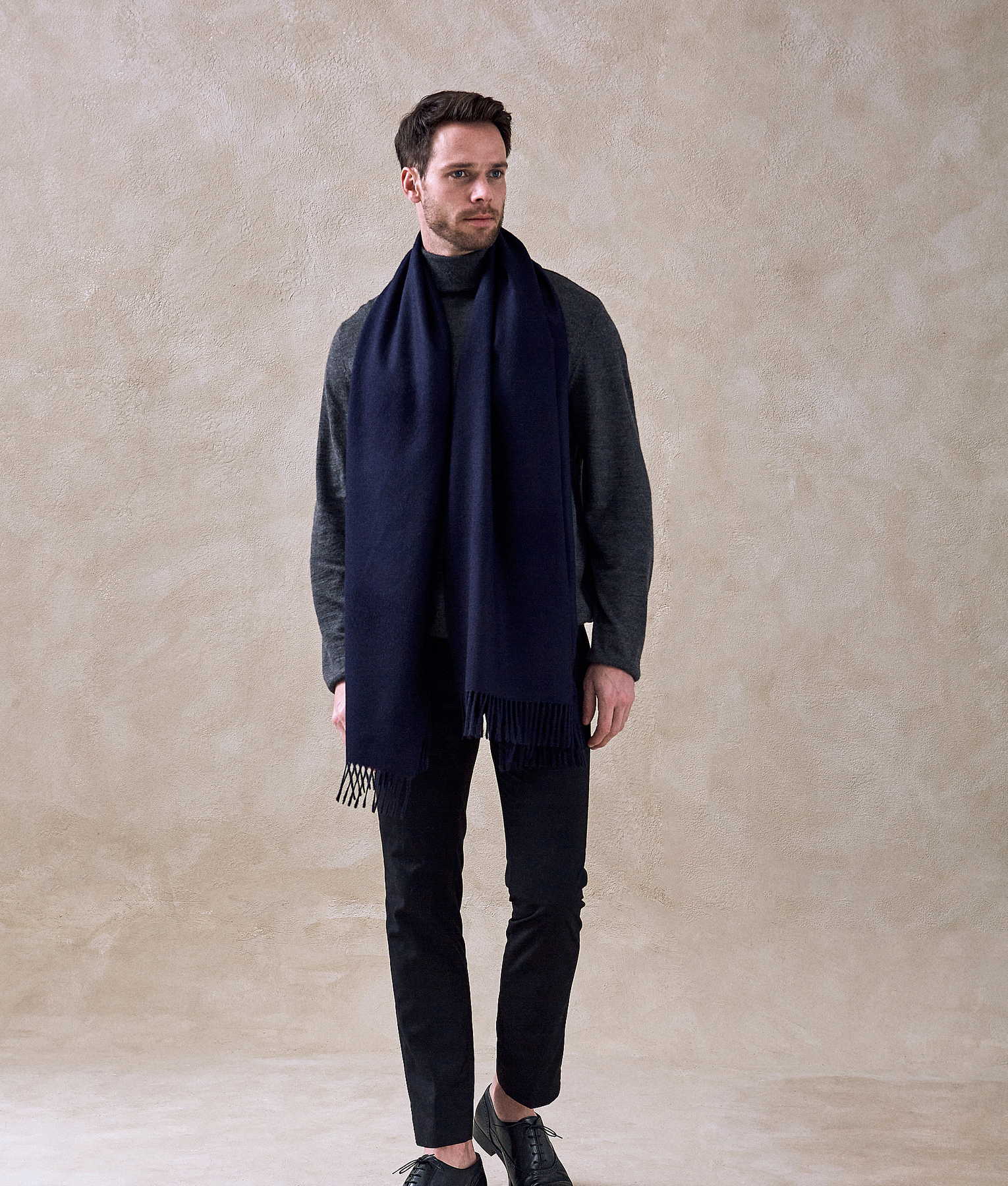 Estola Perchada - Azul Marino