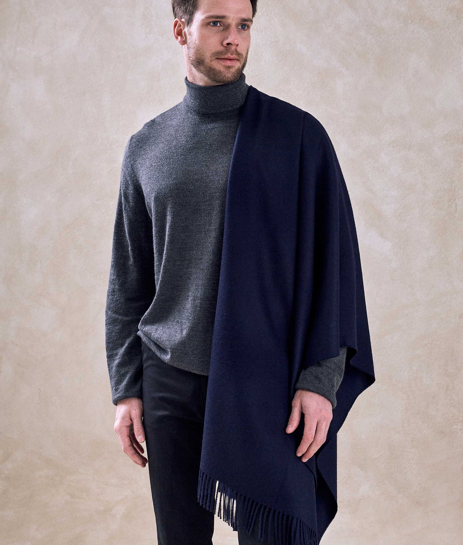 Estola Perchada - Azul Marino