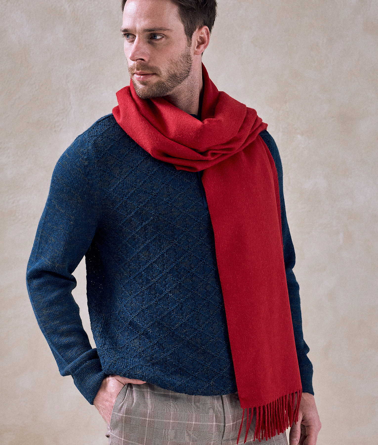 Estola Perchada - Rojo Pompeya