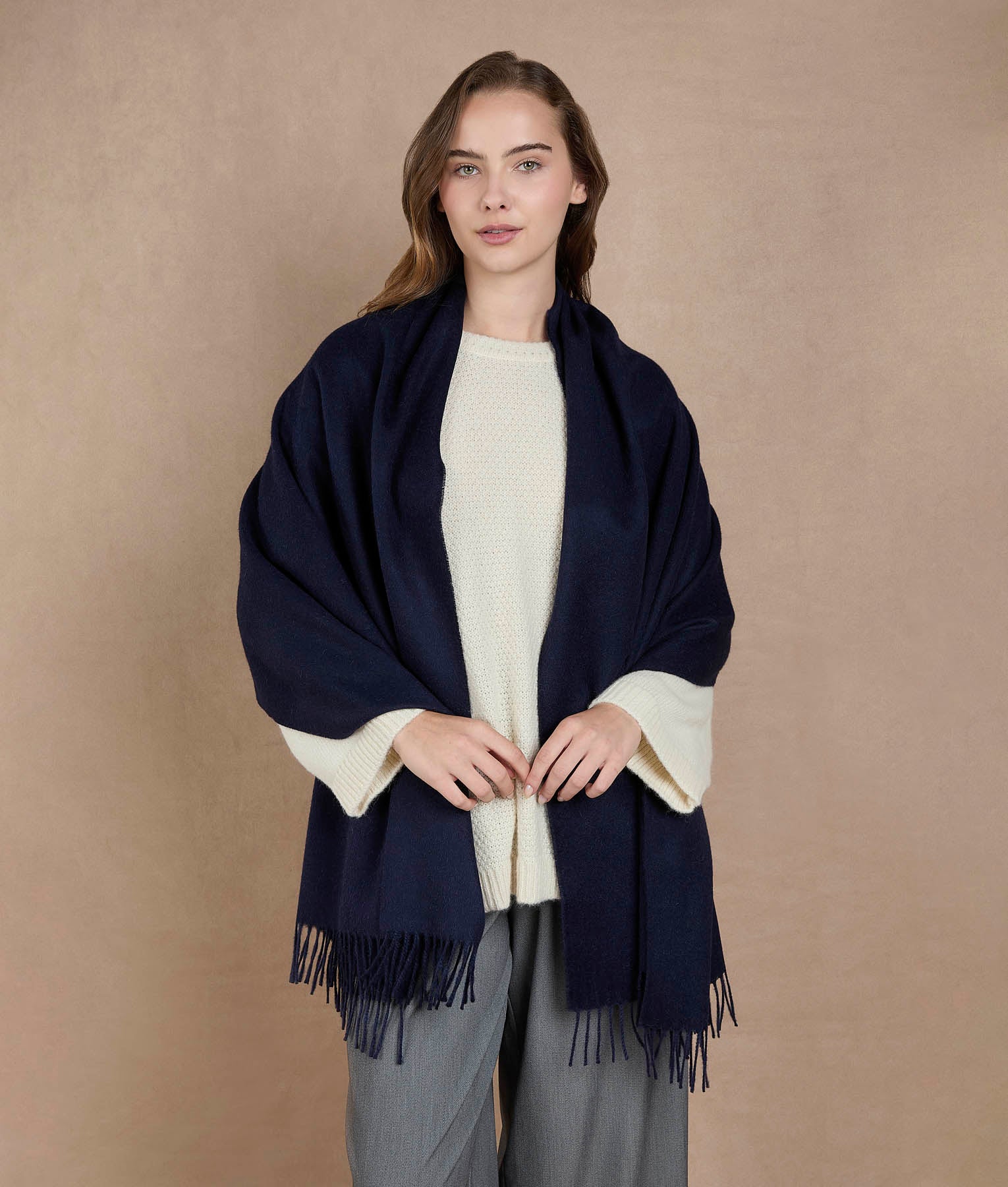 Estola Perchada - Azul Marino