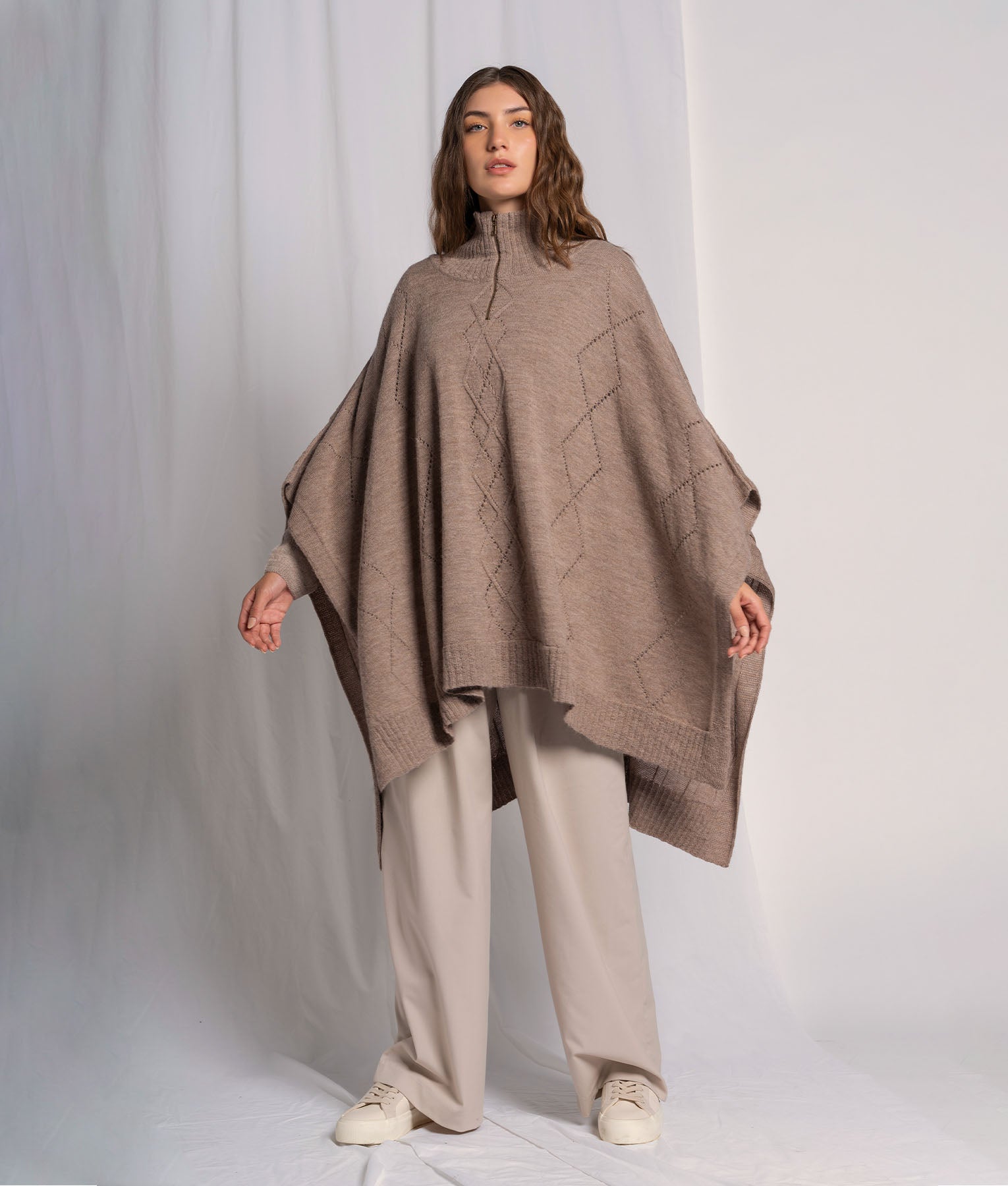 Poncho De Cuello Alto