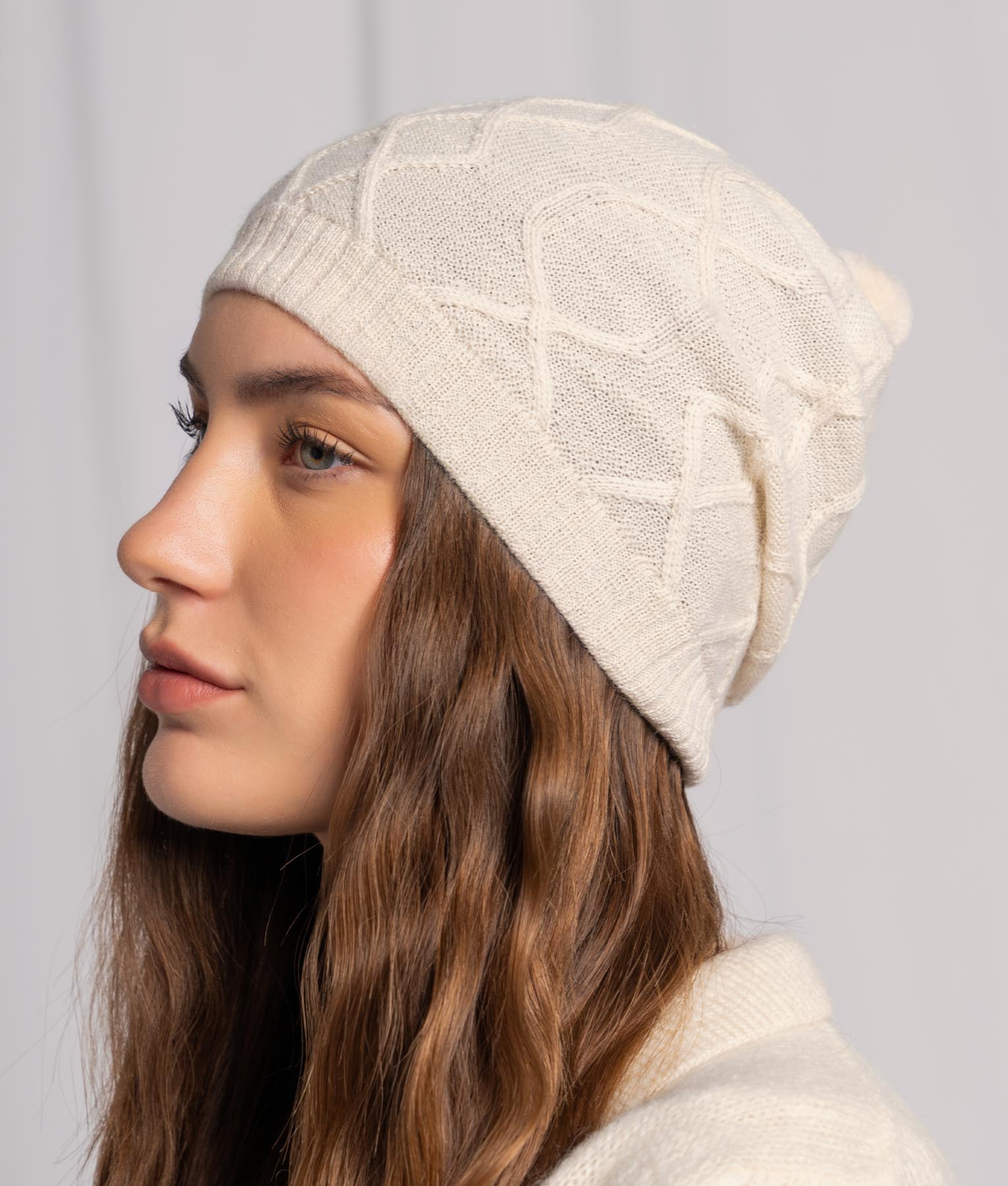 Gorro Trenzas Con Pompom