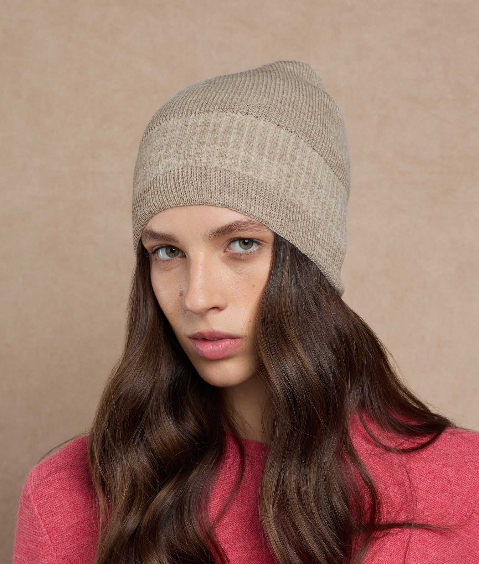 Gorro Jacquard Y Canelones Reversible