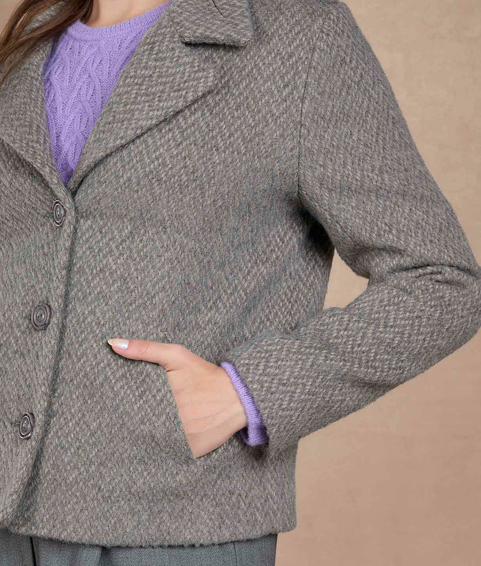 Chaqueta Espigas - Gris grafito