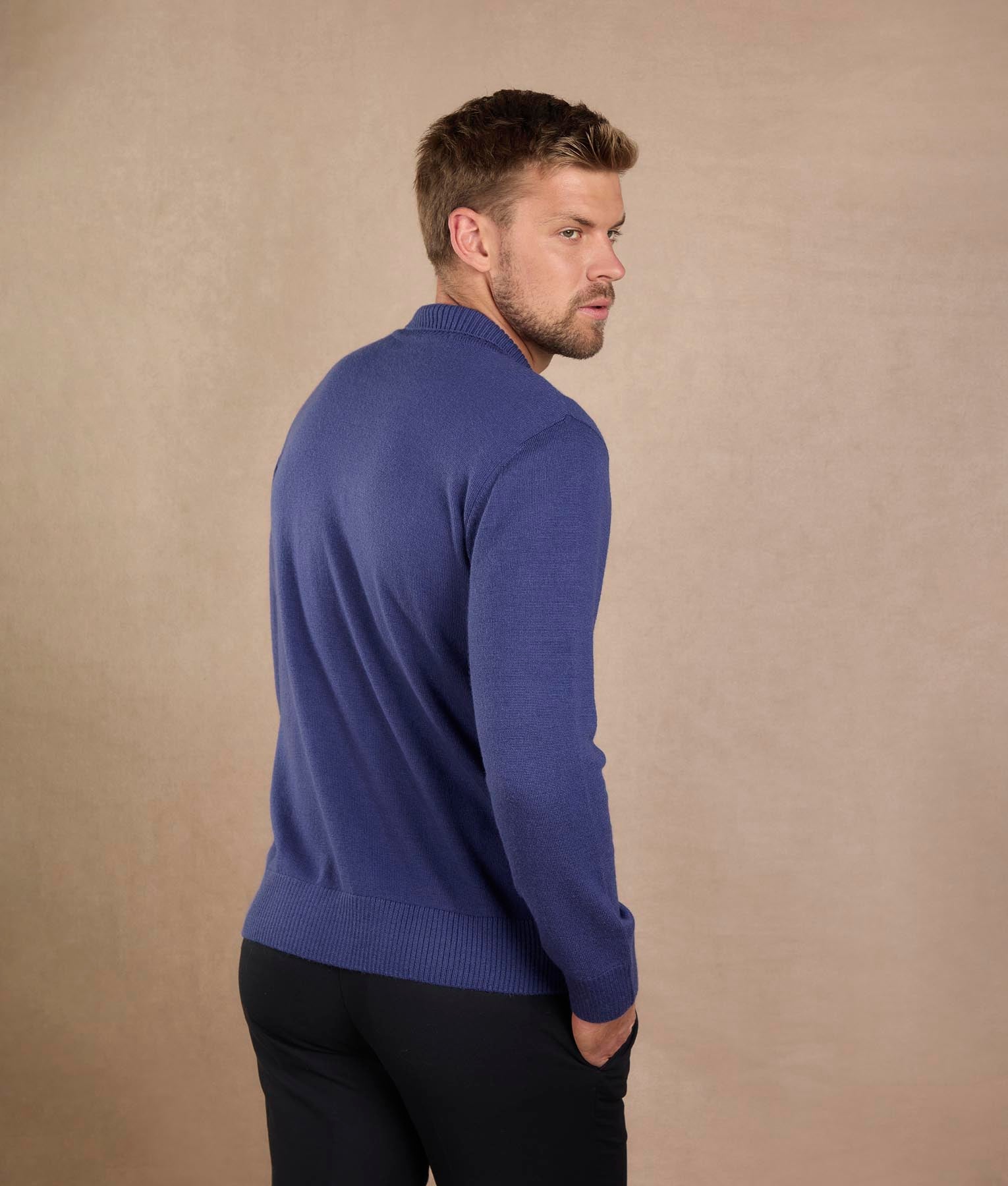 Cardigan Luxury Azul Oriental