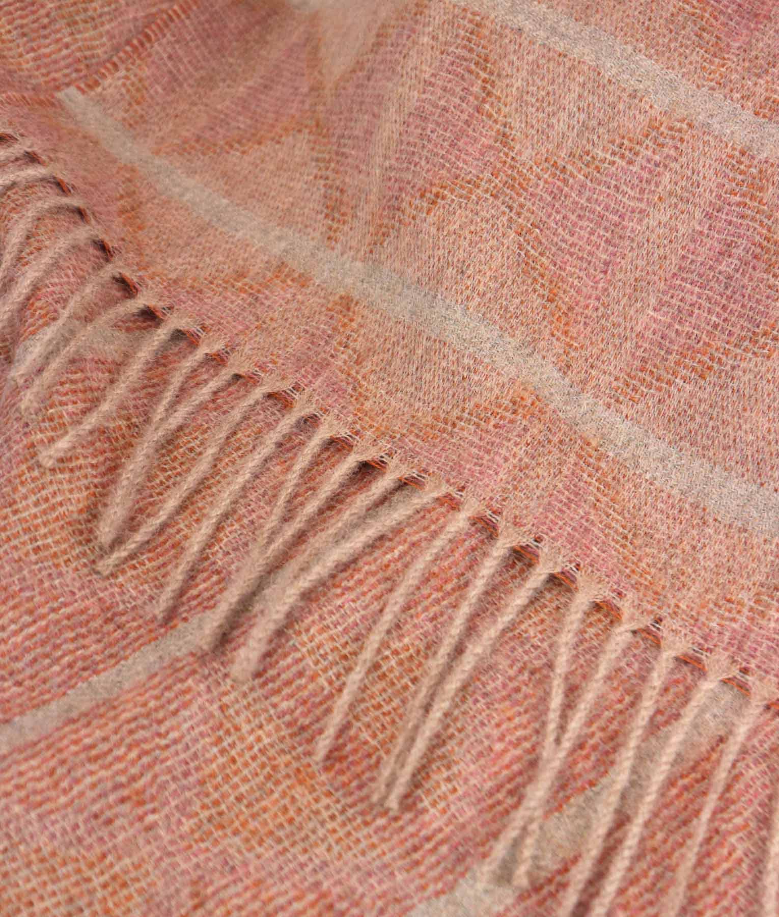 Manta Jacquard Tachada Baby Alpaca