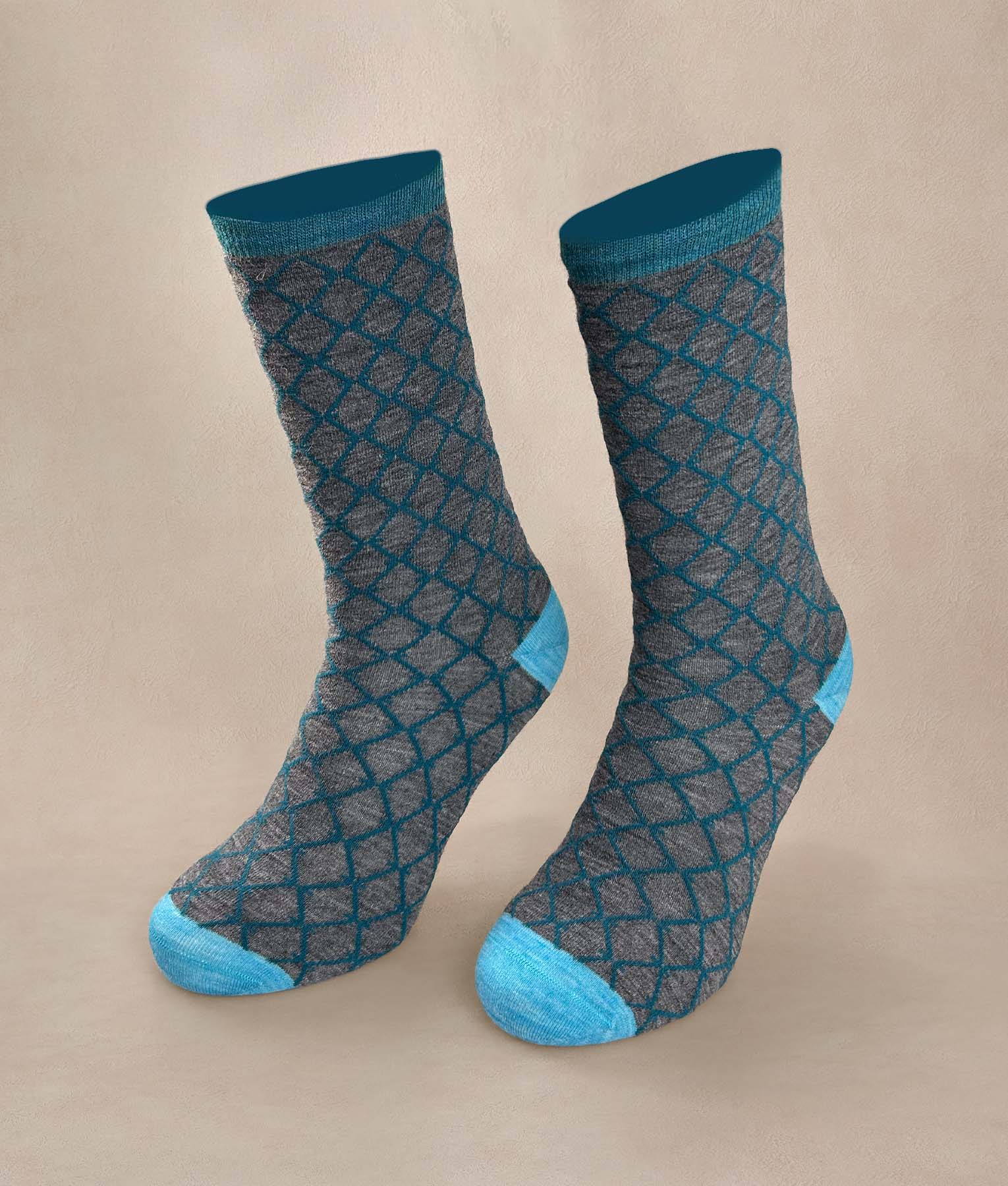 Medias Mujer La Panal - celeste