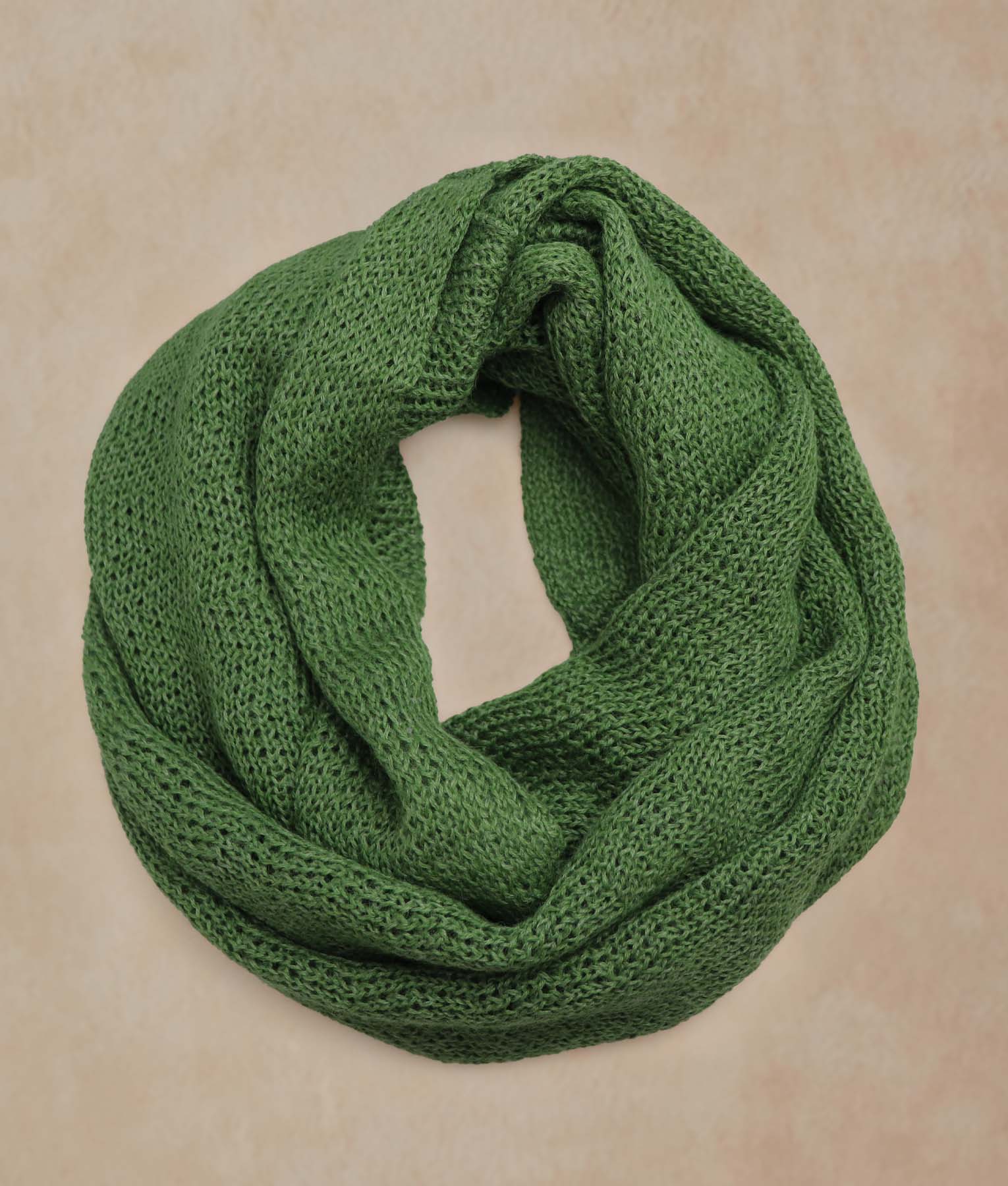 Fluorite Green Infinity Scarf