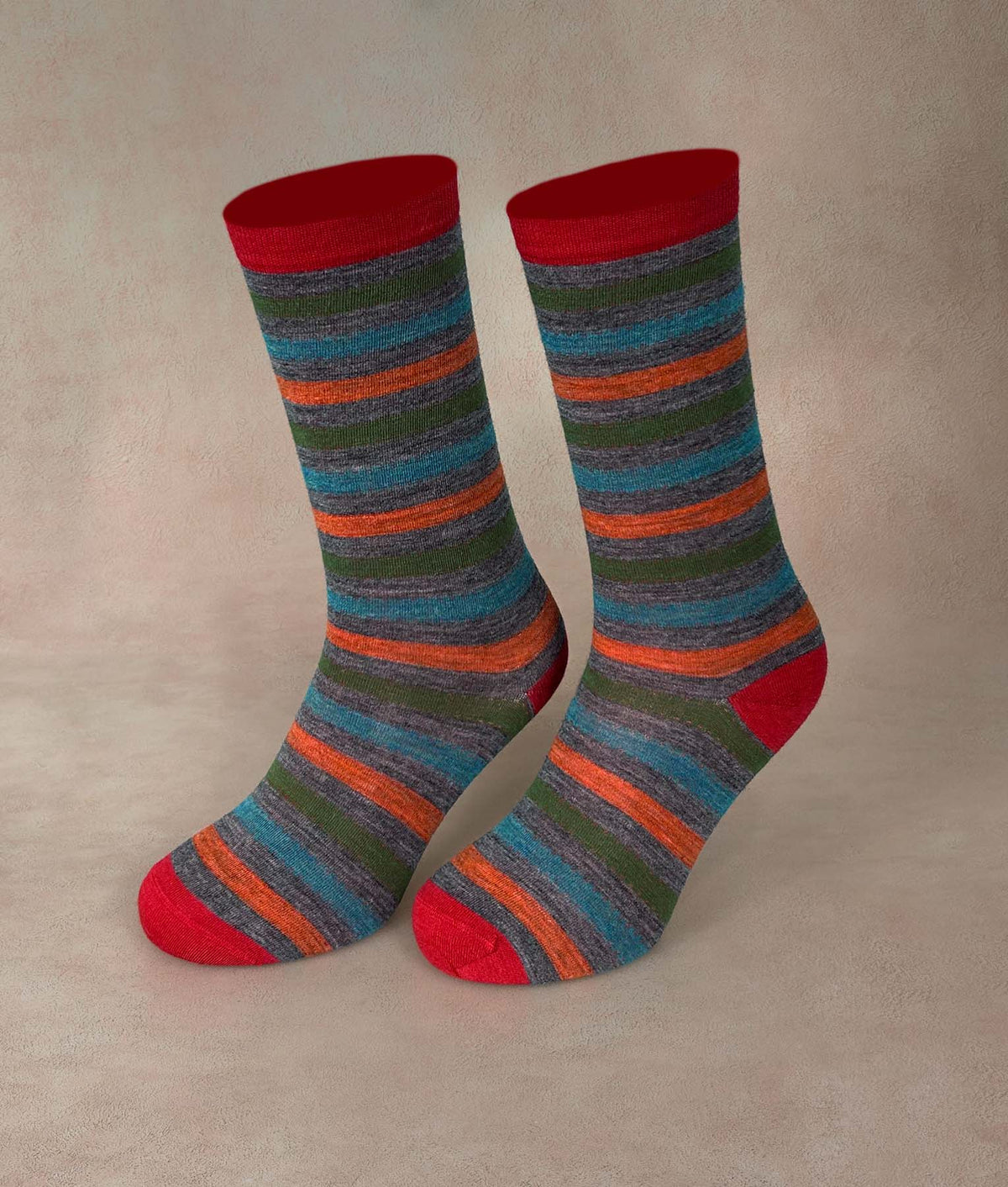 Medias Mujer Multi Lineas