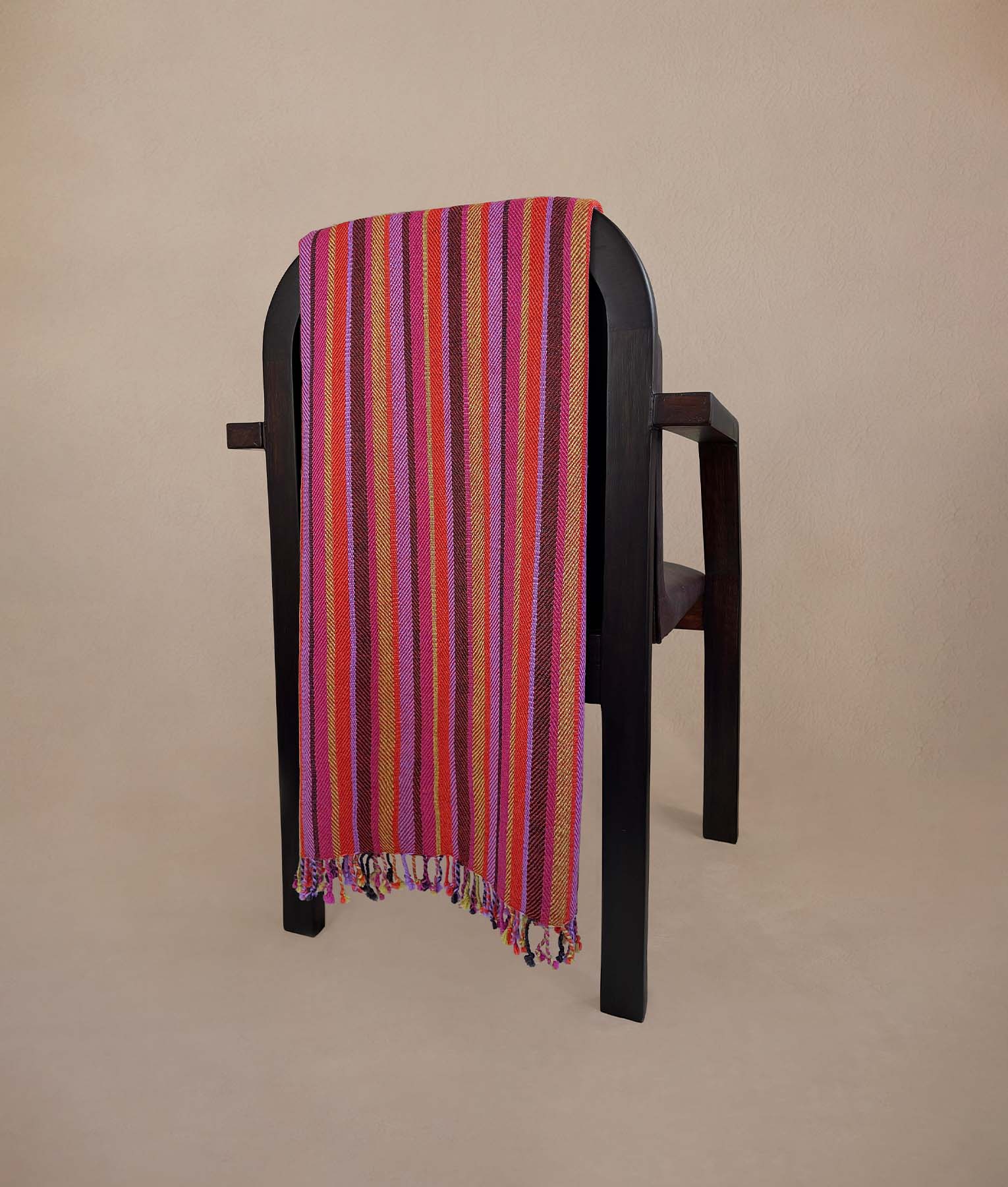 Manta Espigas Rayada Baby Alpaca