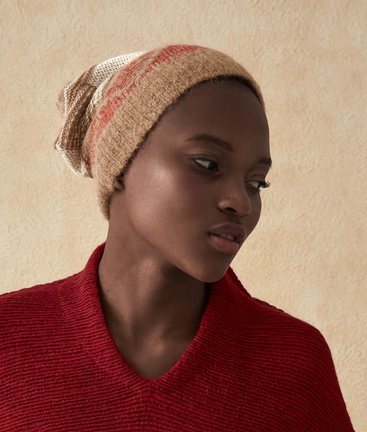 Gorro Geométrico Intarsia