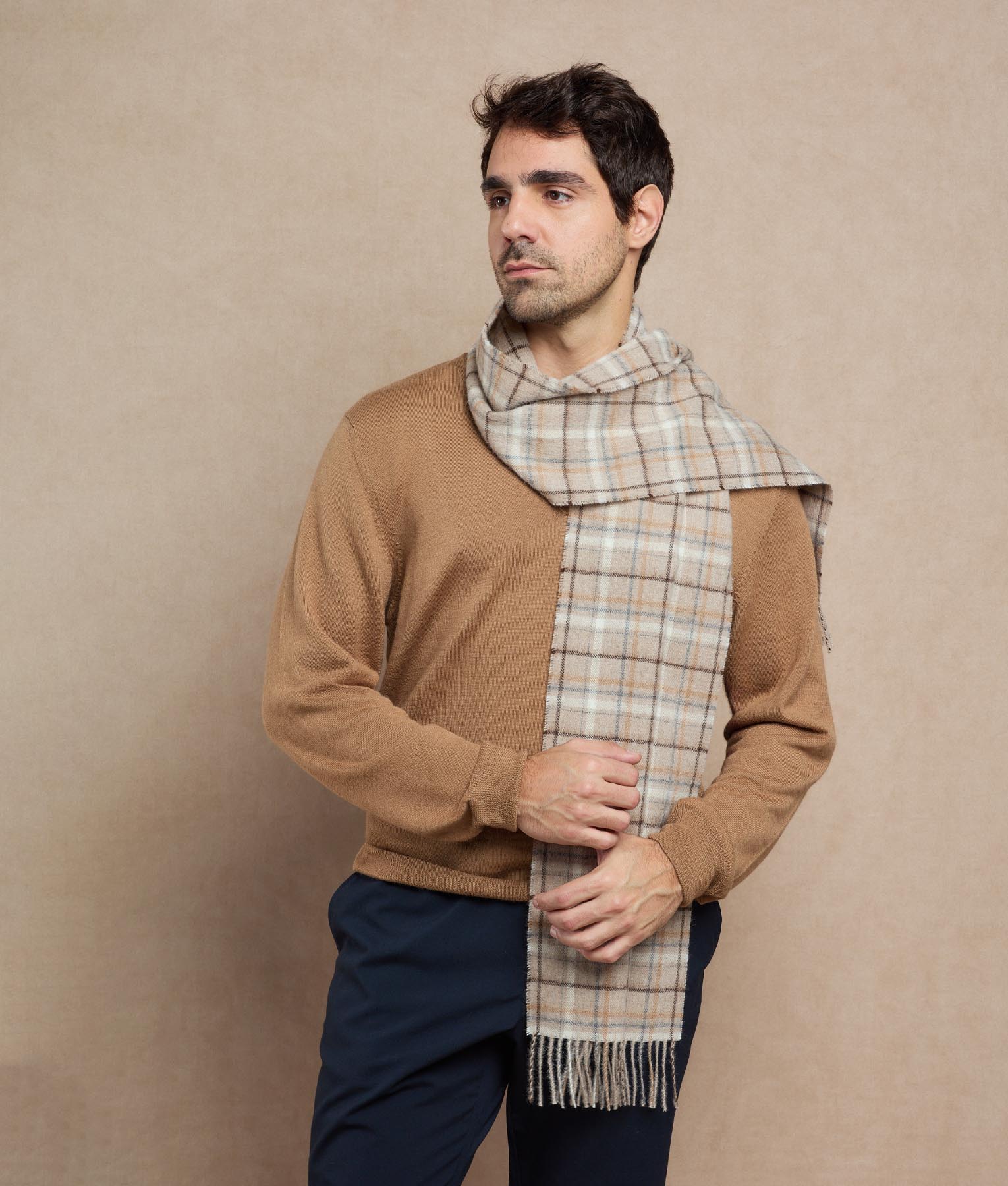 Chalina Clásica Tartán Baby Alpaca