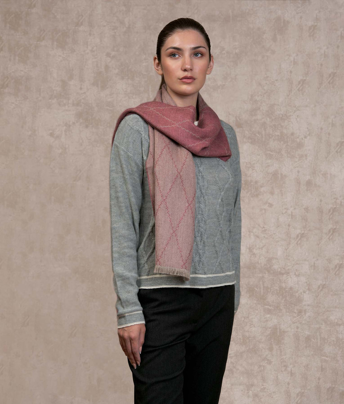 Chalina Sarga Los Coquitos - Rosa Digital Y Taupe Claro