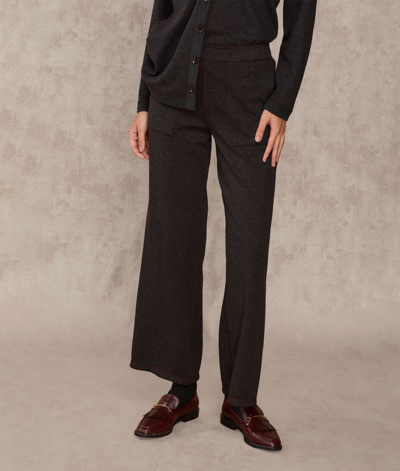 Pantalon Basico Estrecho - Pure De Calabaza Y Fantasma