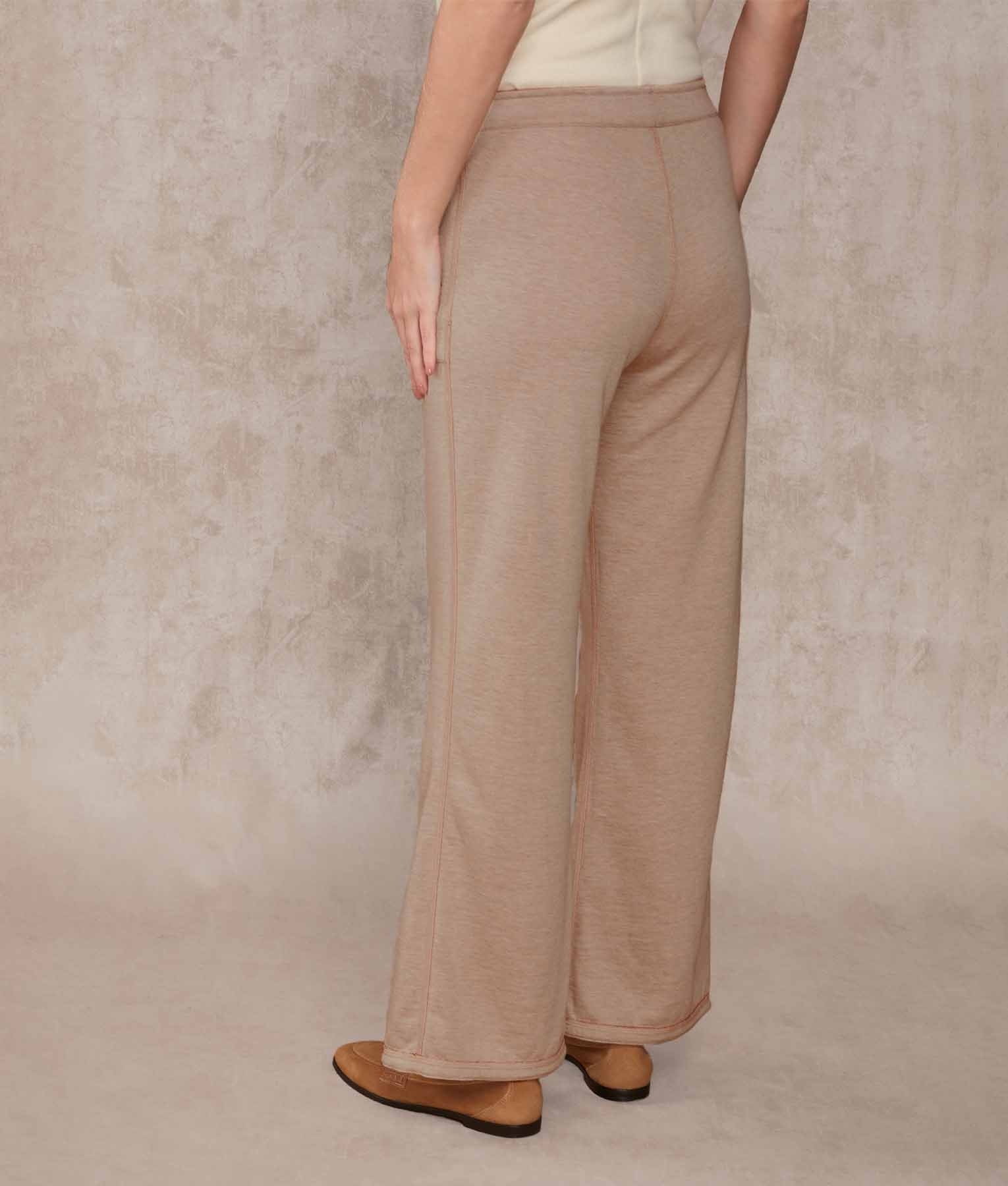 Pantalon Basico Estrecho - Mermelada Y Rosa Susurro