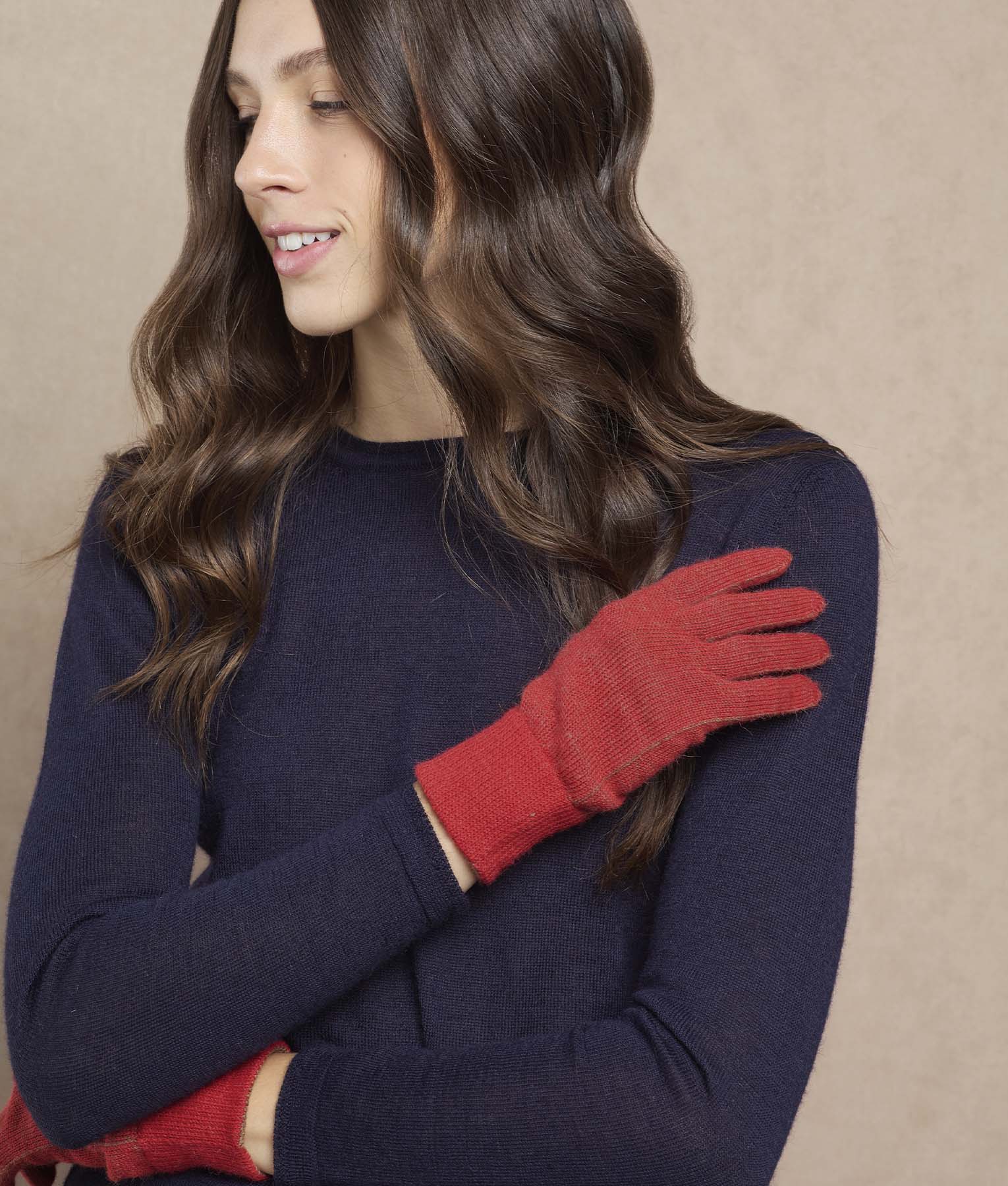 Guantes Mujer Basicos Reversibles