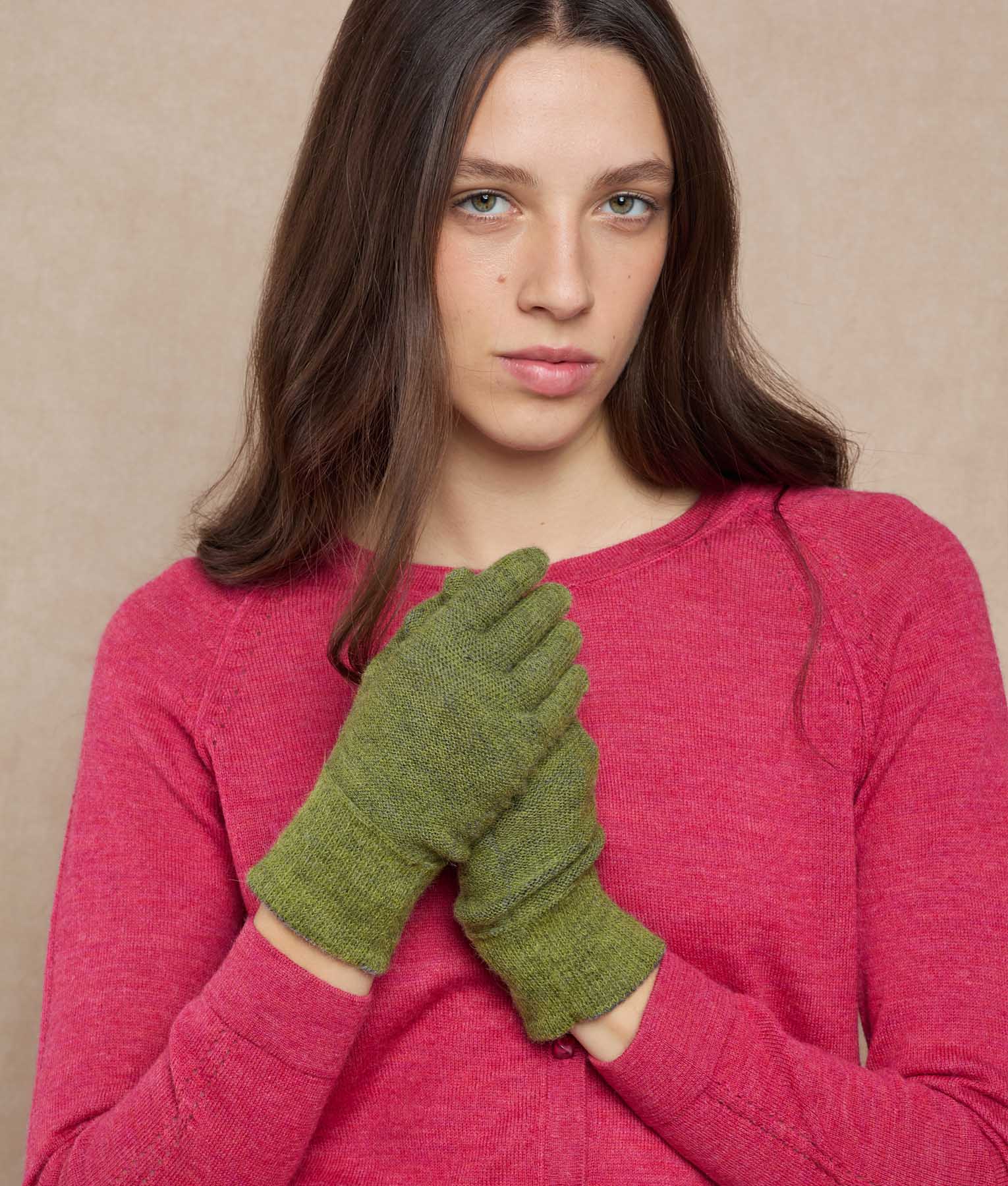 Guantes Mujer Basicos Reversibles