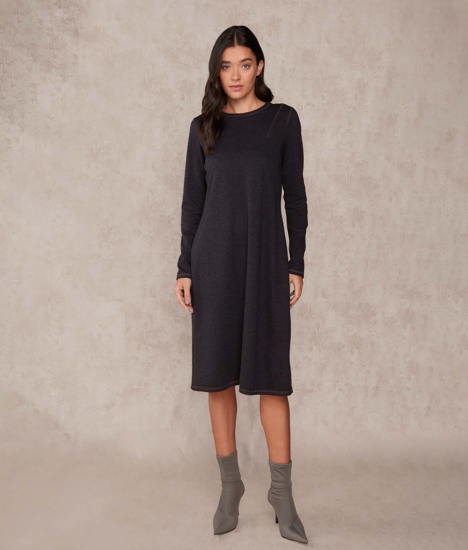 Vestido Reversible Clasico - Fantasma Y Aji Rojo