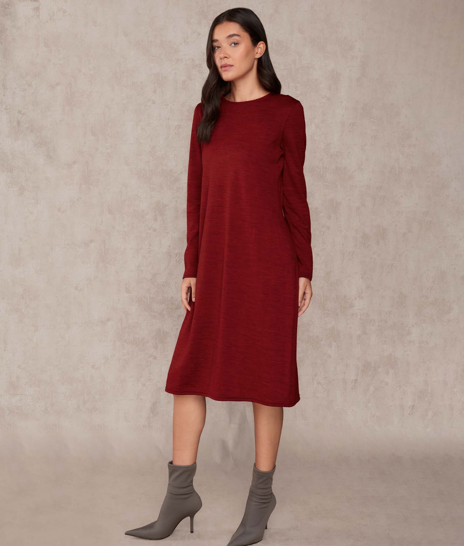 Vestido Reversible Clasico - Fantasma Y Aji Rojo