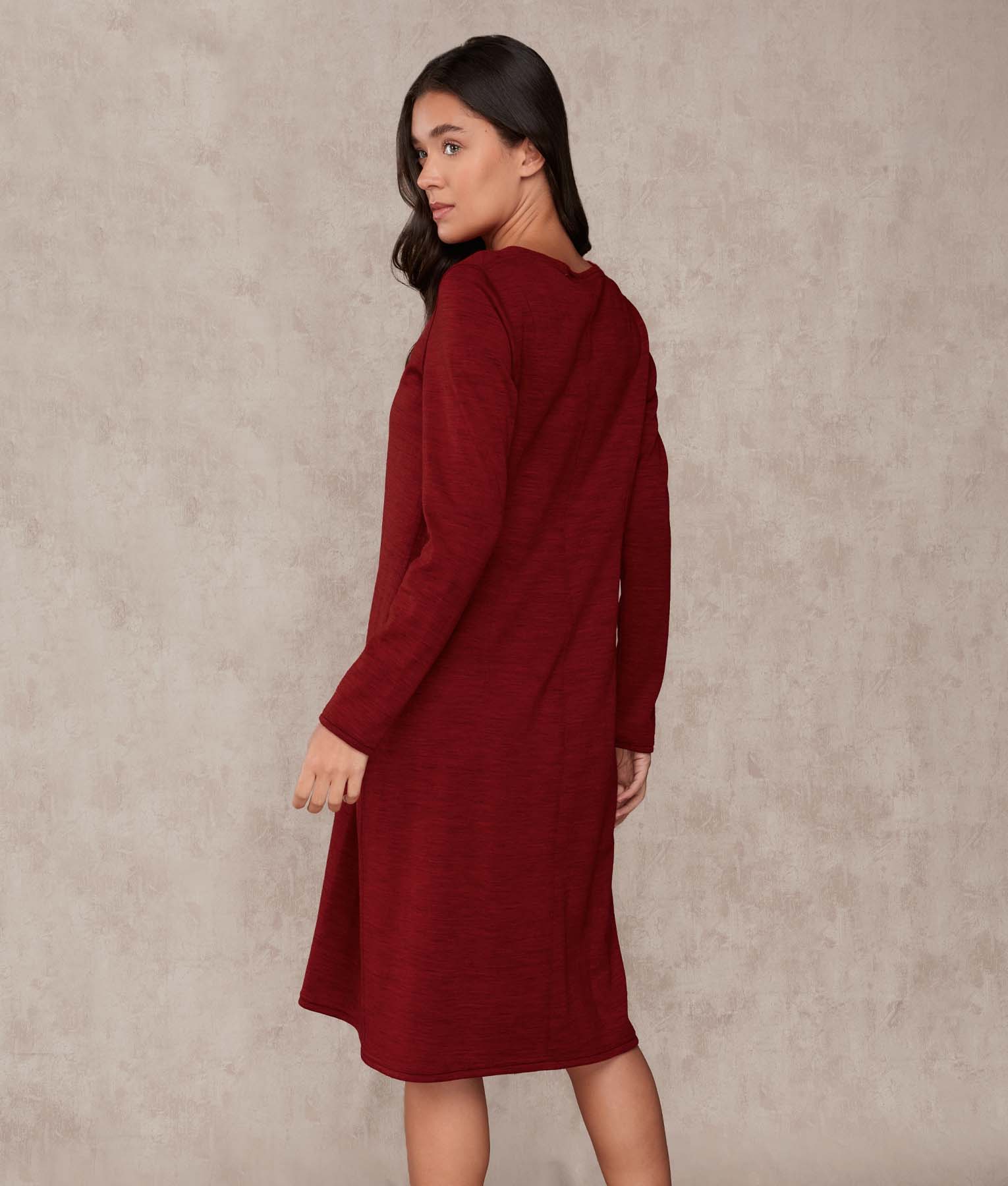Vestido Reversible Clasico - Fantasma Y Aji Rojo