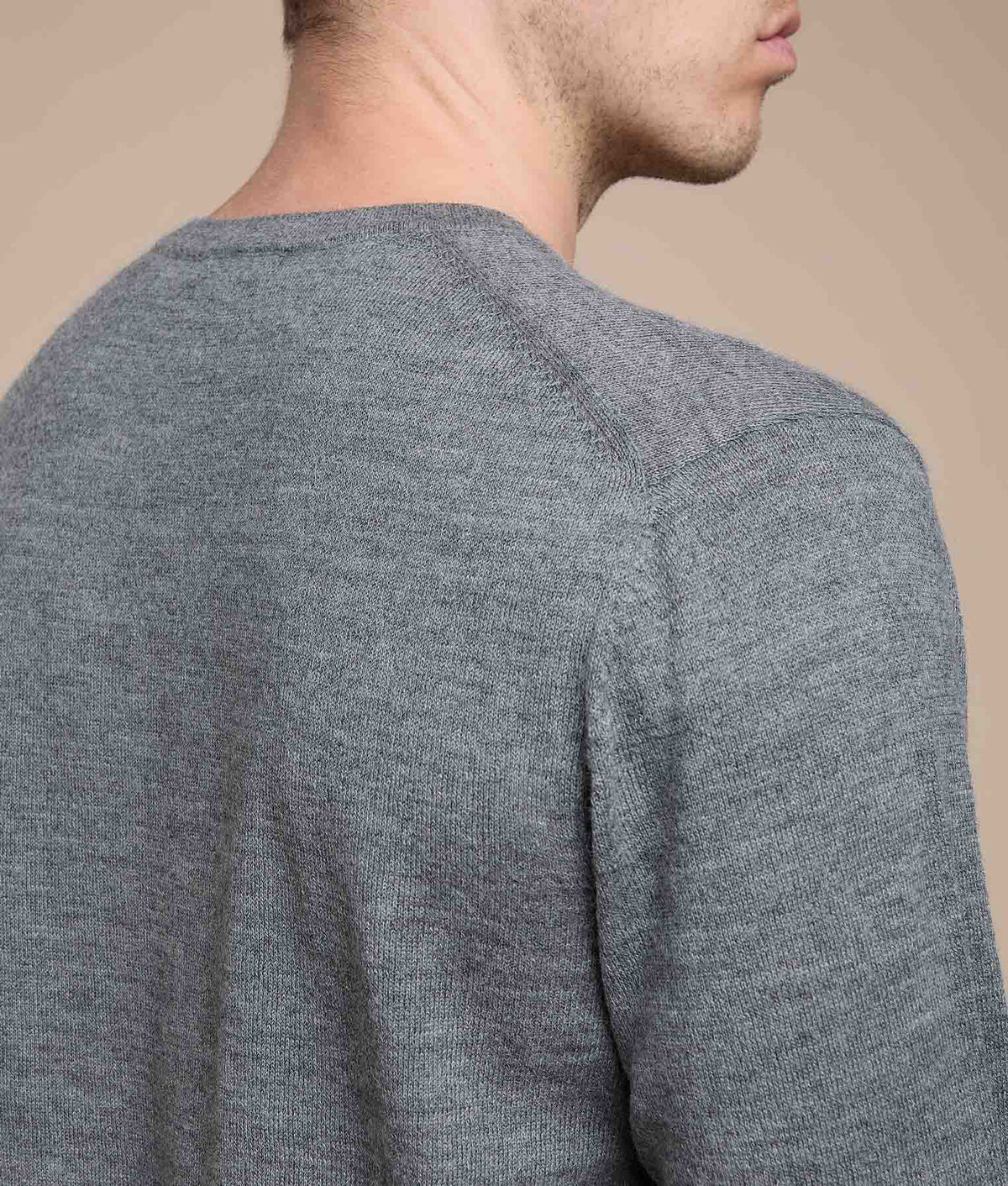 Suéter de Jersey con Cuello Redondo