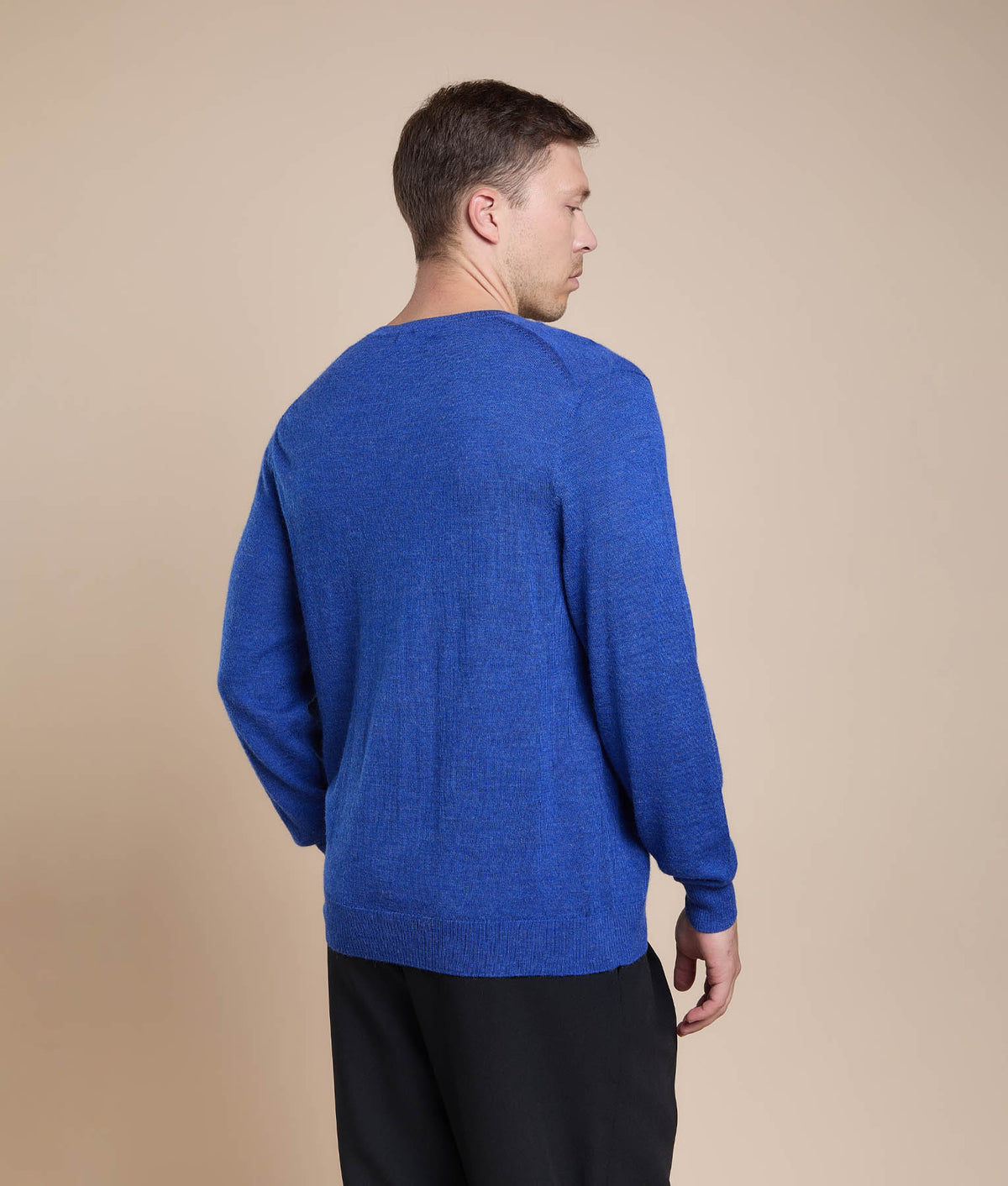 Suéter de Jersey con Cuello Redondo