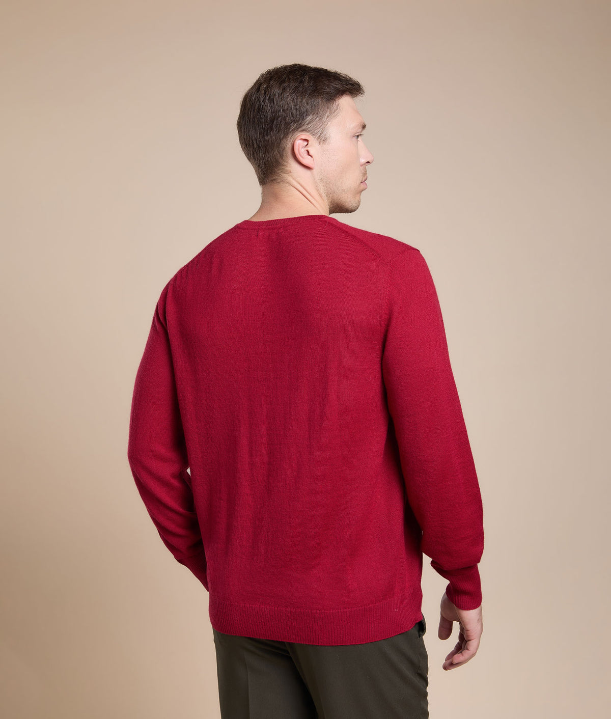 Suéter de Jersey con Cuello Redondo