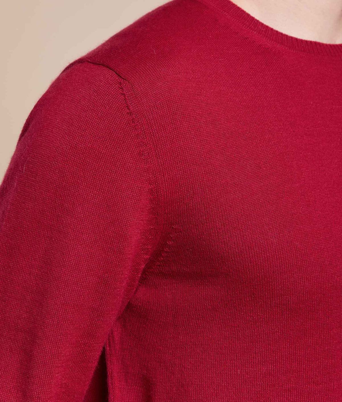 Suéter de Jersey con Cuello Redondo