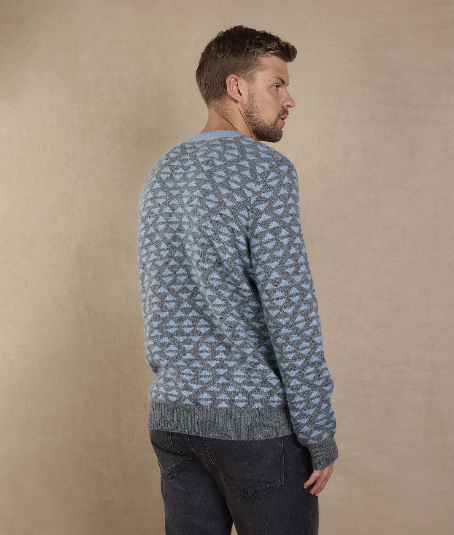 Chompa Luxury Duo Azul platino