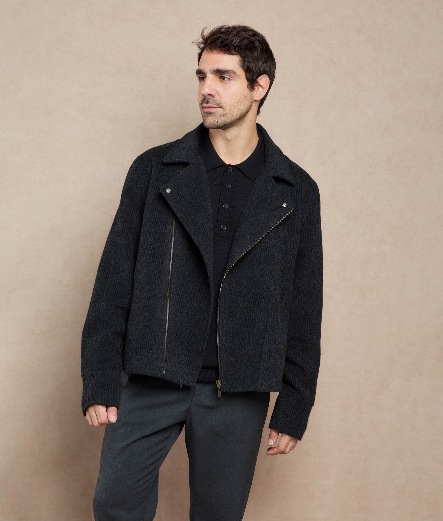 Bikie Men´s Jacket - pirate black