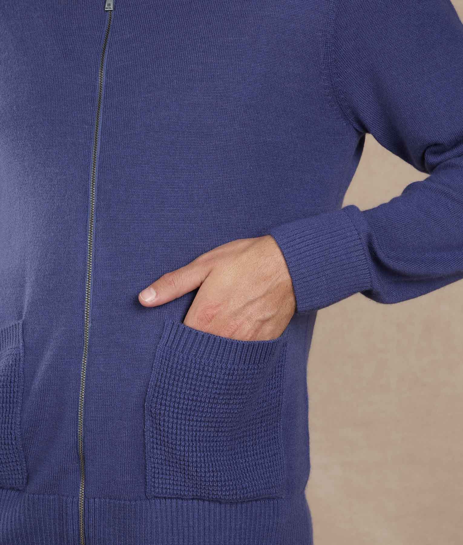 Cardigan Luxury Azul Oriental