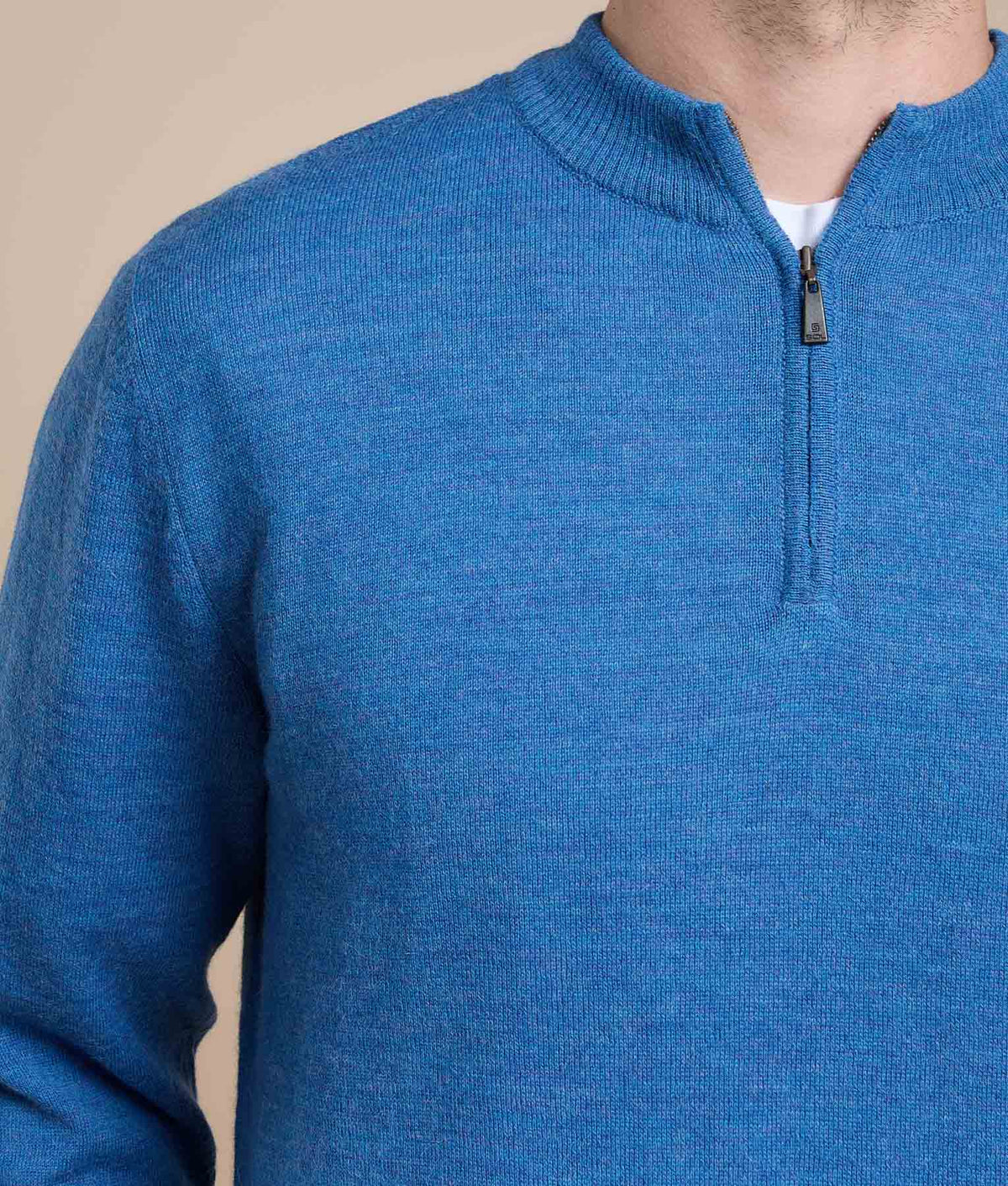 Suéter Básico de Jersey con Cuello Alto