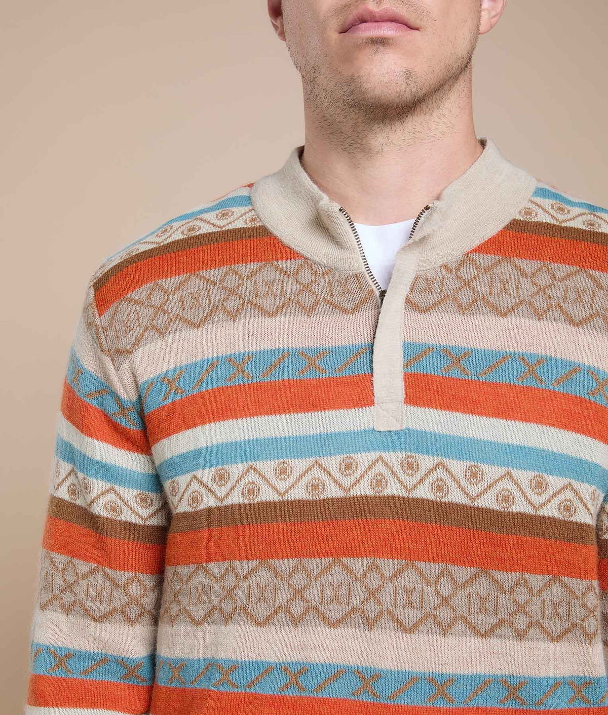 Suéter Jacquard Líneas Andinas