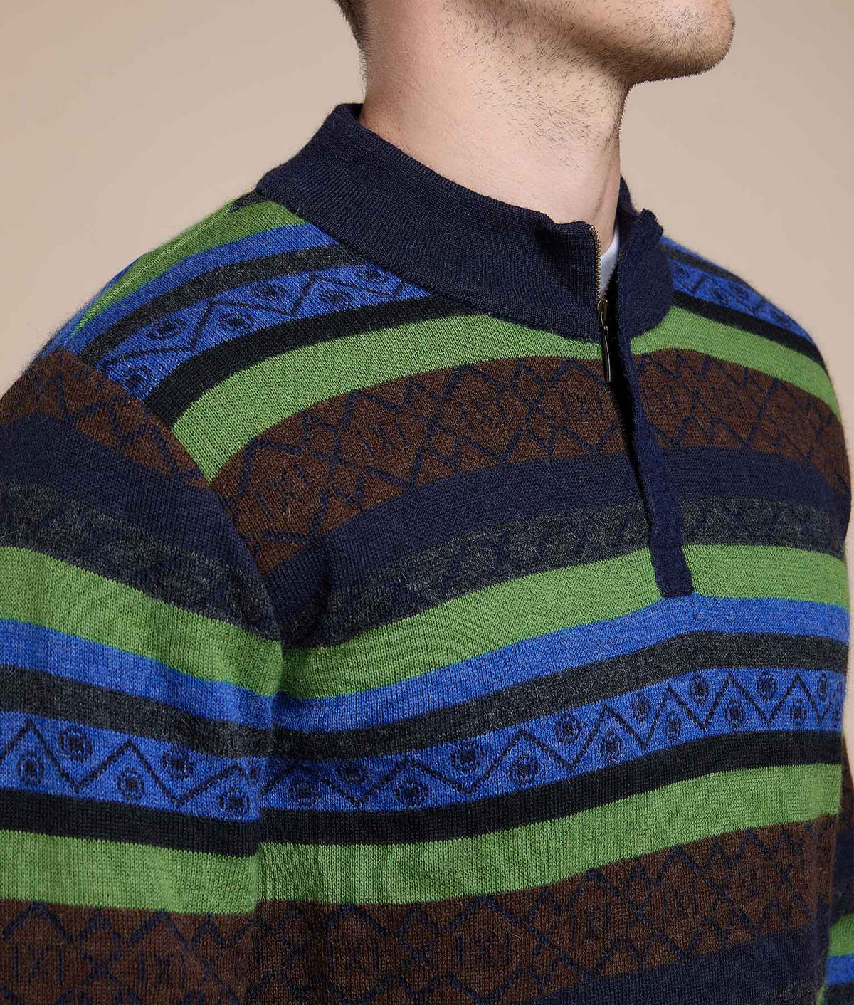 Suéter Jacquard Líneas Andinas
