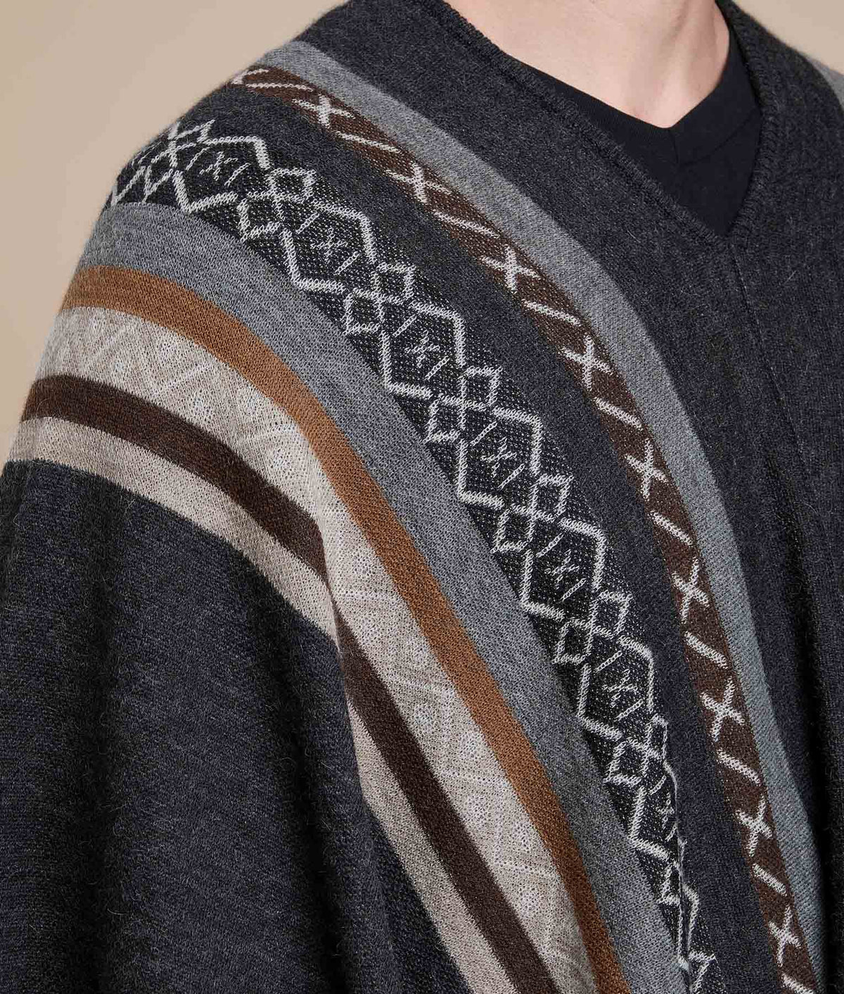 Poncho de Hombre Diseño Mat